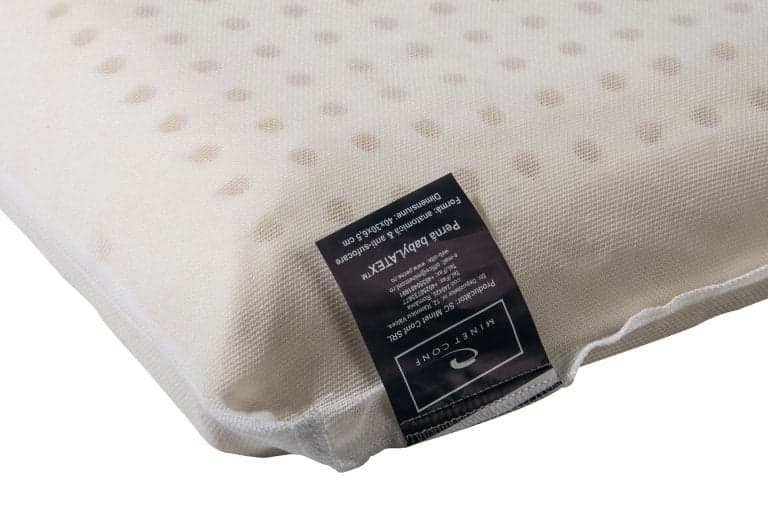 Perna Latex Natural Puiutul Mamei Somnart Baby Latex, joasa, 40x30, H6,5 cm, crem - 5