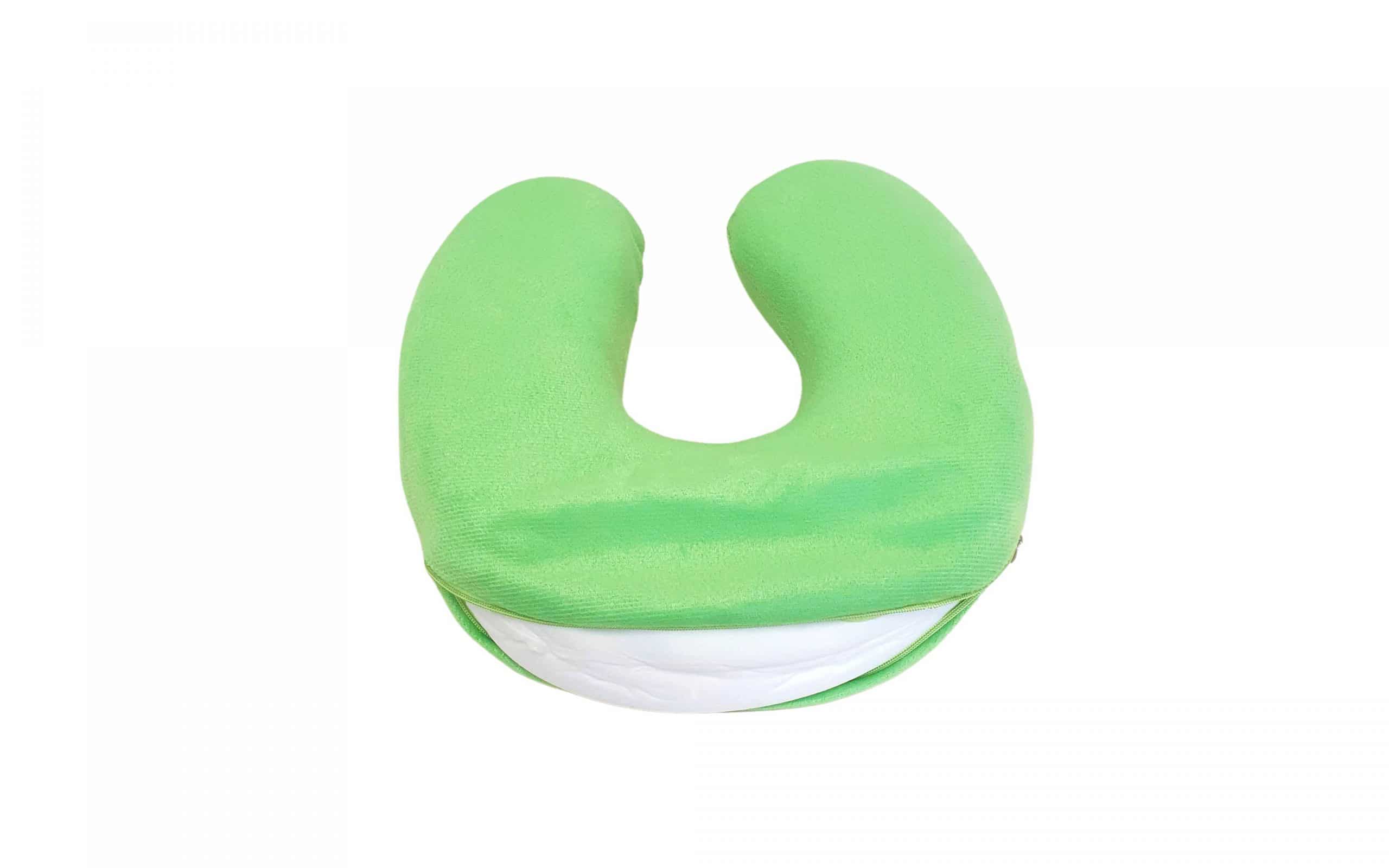 Perna calatorie Somnart Memory, cu spuma de memorie si husa detasabila si lavabila, Aloe Vera - 14