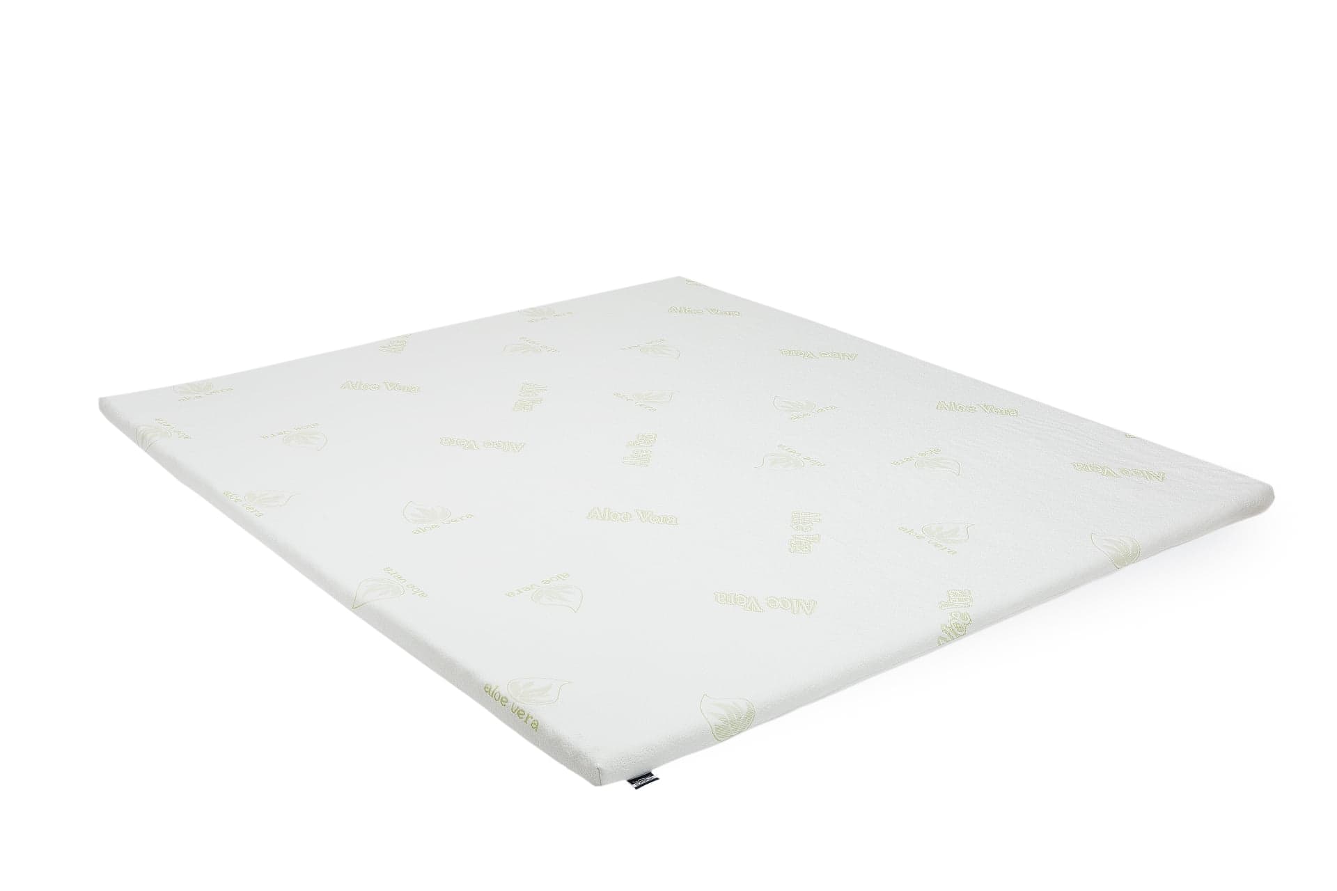 Topper Aloe Vera 160x200x5 cm, husa detasabila si lavabila, fermitate medie