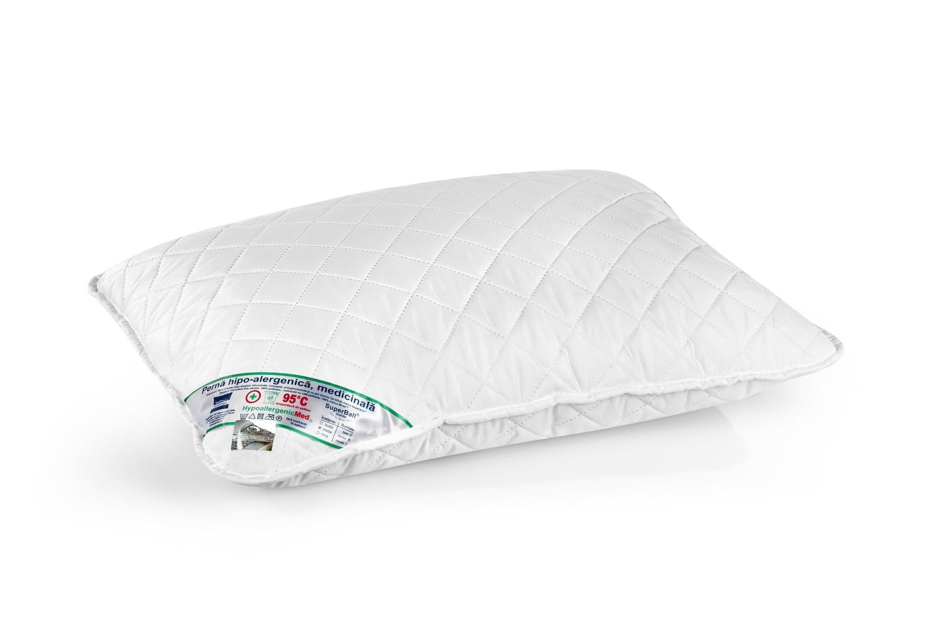 Set Somnart HypoallergenicMed pilota 140x200 cm de 200g, 1 perna 50x70 - 3