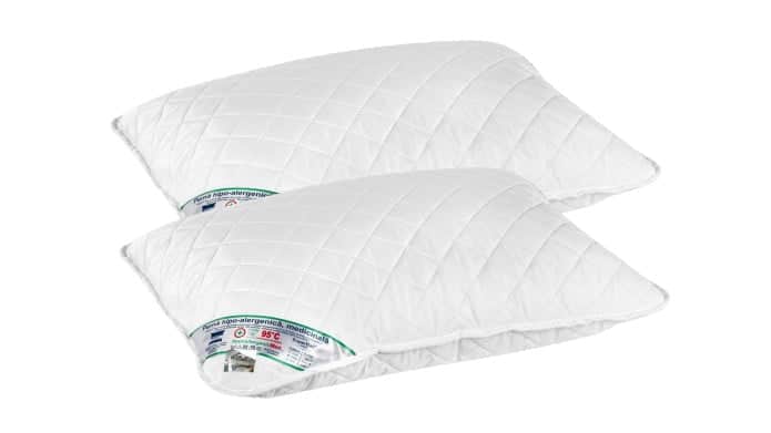 SET 2 Perne Medicinale Hipoalergenice Somnart 40x40cm, HypoallergenicMed, 100% fibra poliester, lavabile la 95 de grade, fermitate medie spre tare - 5