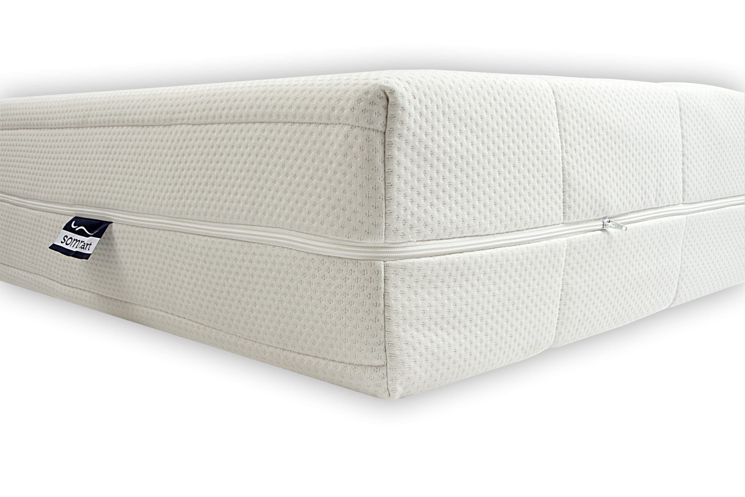 Saltea cu memorie Somnart XXL Memory Plus 90x200, înălțime 25 cm, pentru persoane supraponderale, husă Aloe Vera detașabilă, rulată, fermitate mare - 13