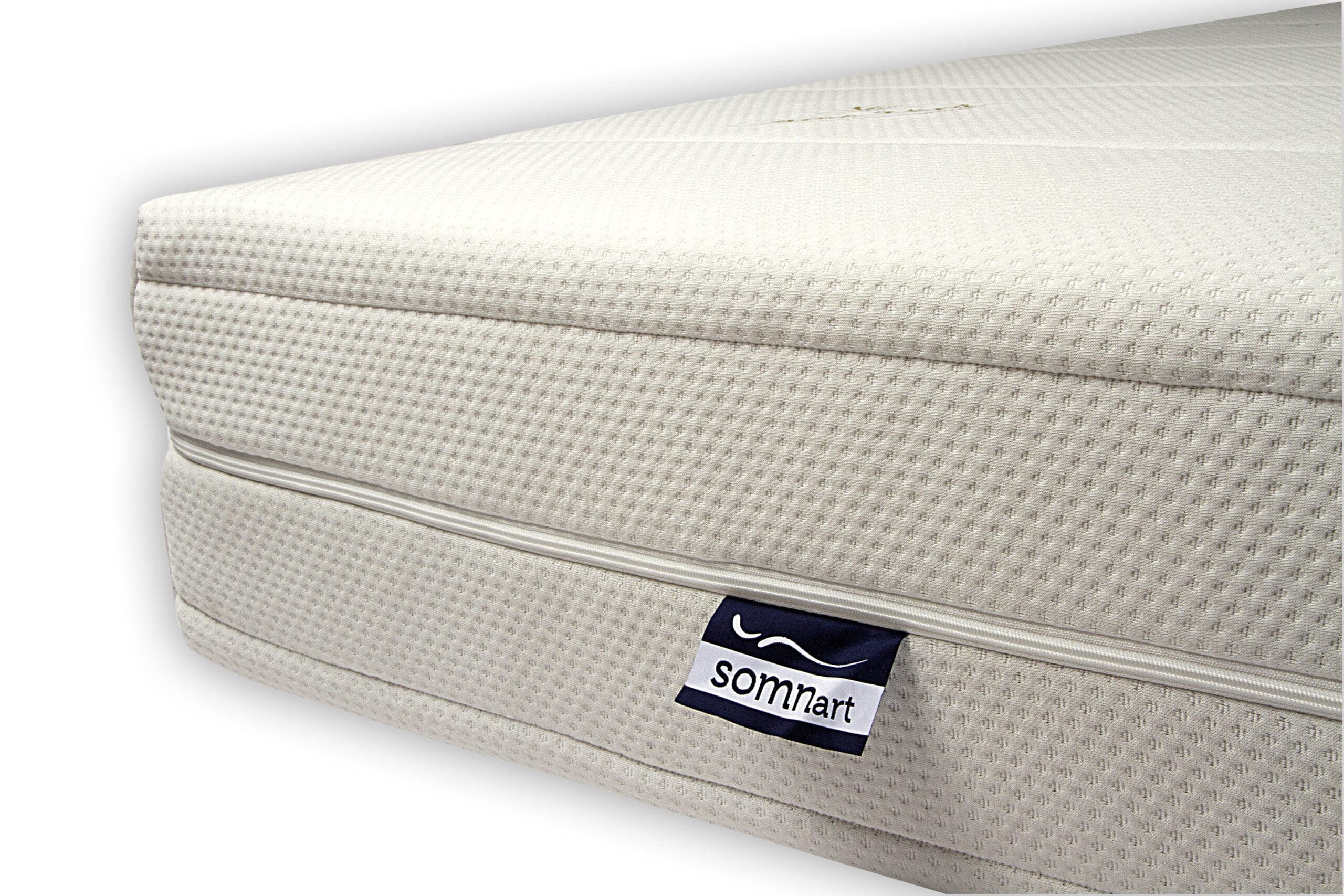 Saltea cu memorie Somnart XXL Memory Plus 90x200, înălțime 25 cm, pentru persoane supraponderale, husă Aloe Vera detașabilă, rulată, fermitate mare - 15