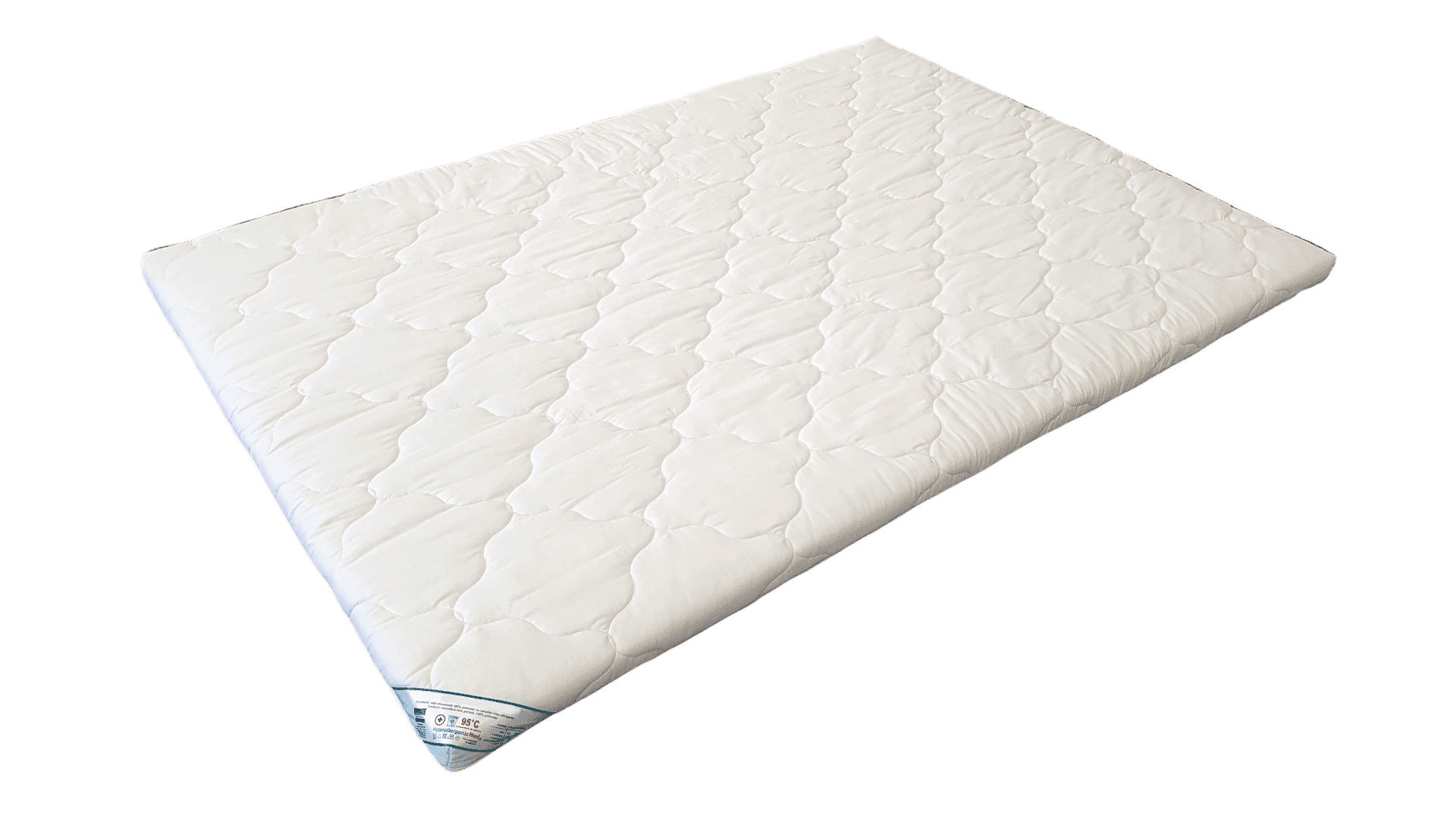 Topper cu memorie, husa bumbac, detasabila, spalare la 90°C, HypoallergenicMed Somnart, 140x190 cm - 2