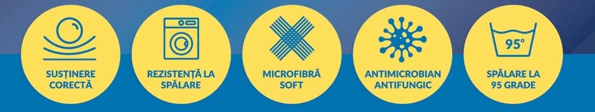 Perna Somnomed Antimicrobiana si Antifungica lavabila la 95°C - 50 x 70 cm, ambalata la geanta cu manere - 10