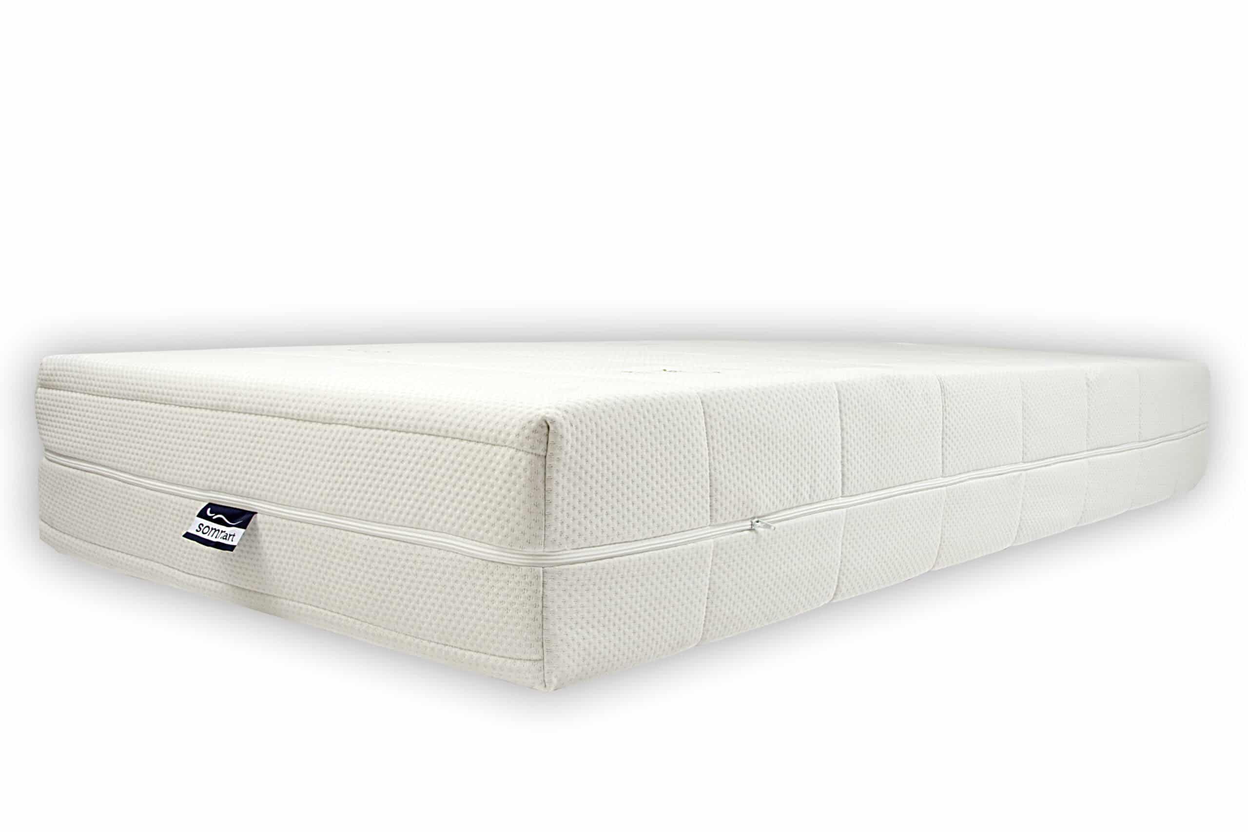 Saltea cu memorie Somnart XXL Memory Plus 90x200, înălțime 25 cm, pentru persoane supraponderale, husă Aloe Vera detașabilă, rulată, fermitate mare - 17