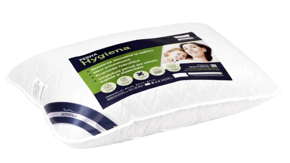 Perna Medicinala 50x70cm Somnart, Hygiena Antistatizanta Hidrofilica, hipoalergenica, bilute Superball, 100% fibra poliester - 5
