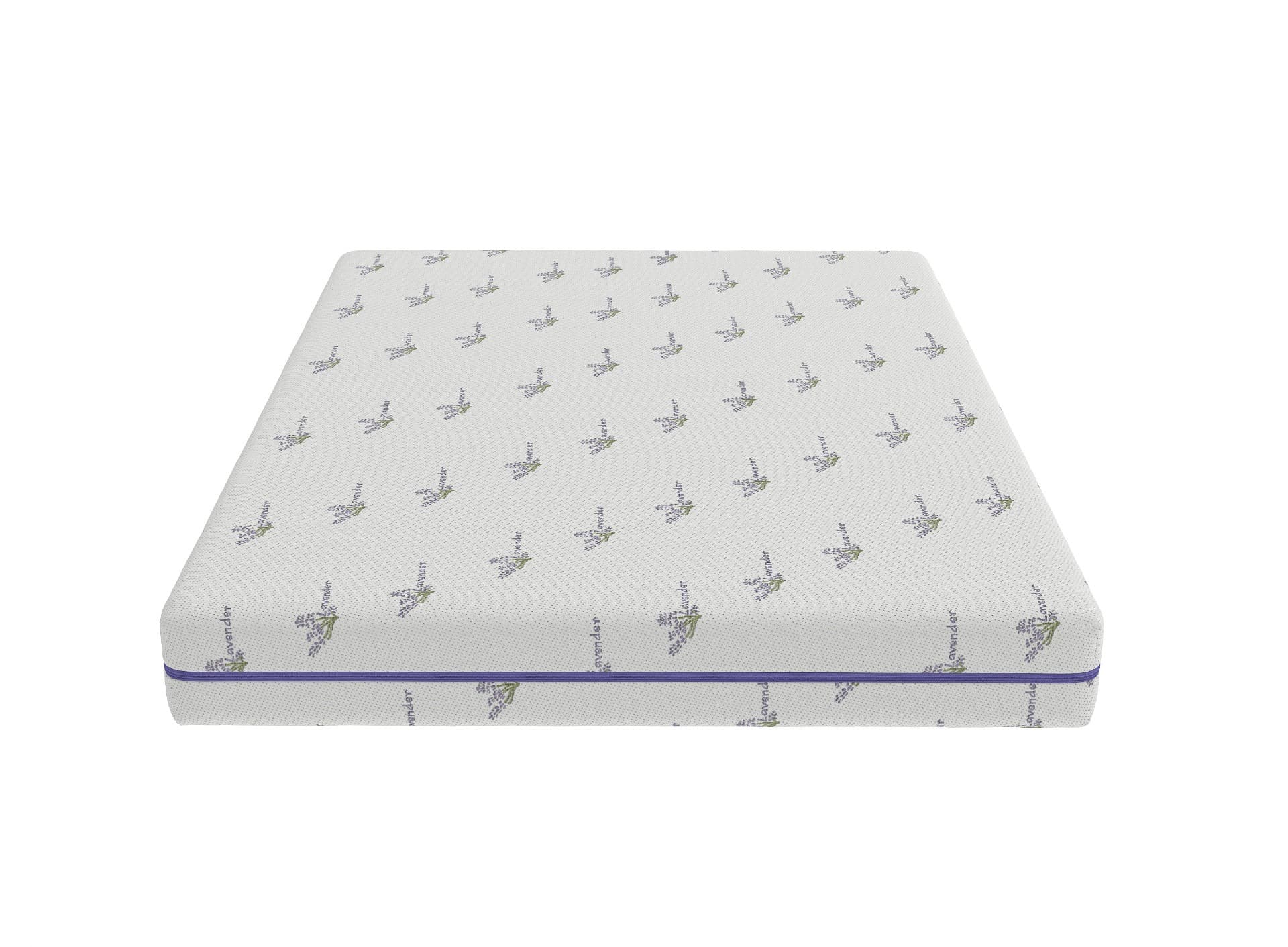 Saltea cu memorie Somnexpert Lavanda 140x200, înălțime 16 cm, ortopedică, husă tratată cu lavandă, lavabilă, cu fermoar, rulată, fermitate medie - 14