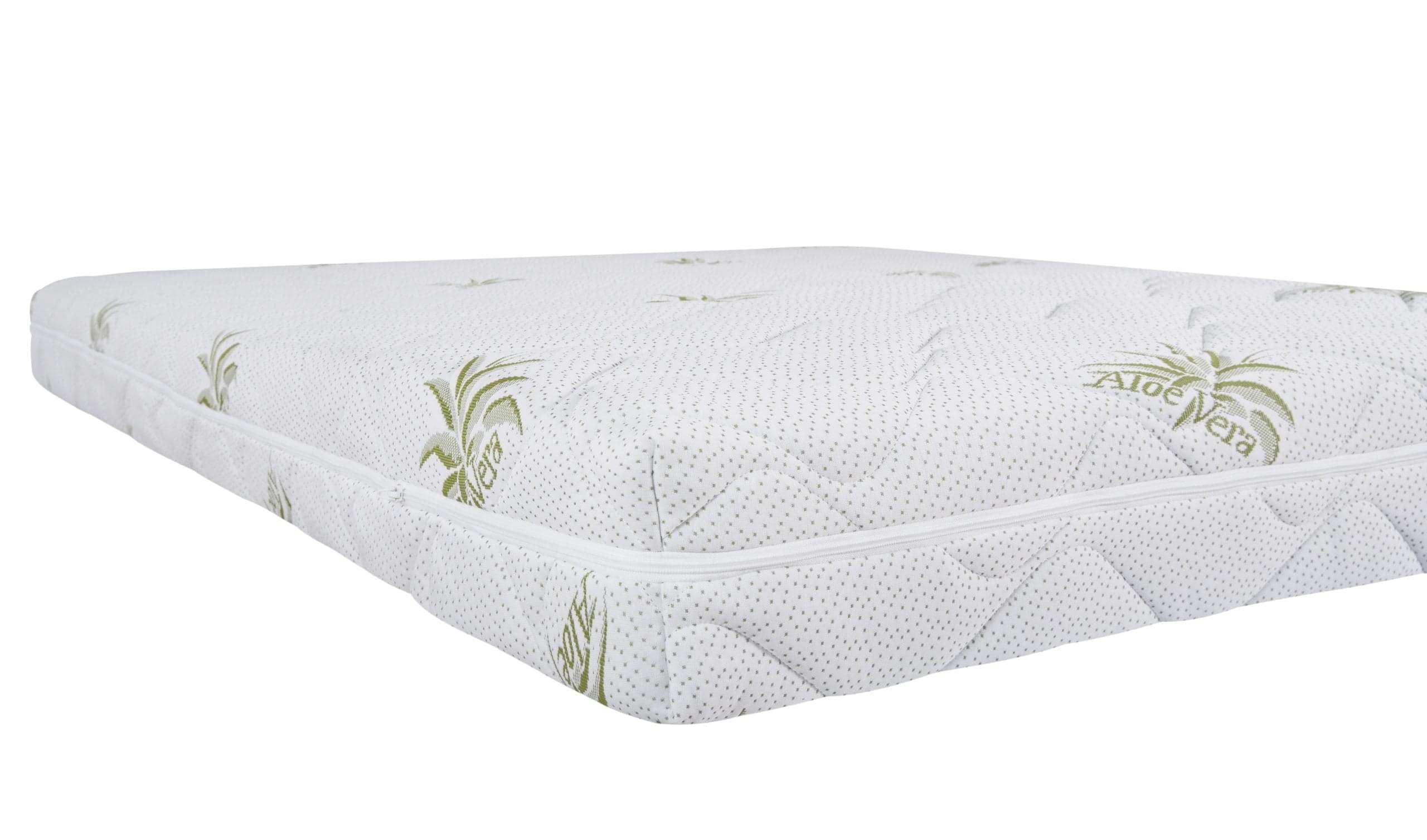 Saltea cu spumă poliuretanică Somnexpert 90x200, înălțime 17 cm, ortopedică, husă bumbac Aloe Vera detașabilă și lavabilă, rulată, fermitate medie - 14