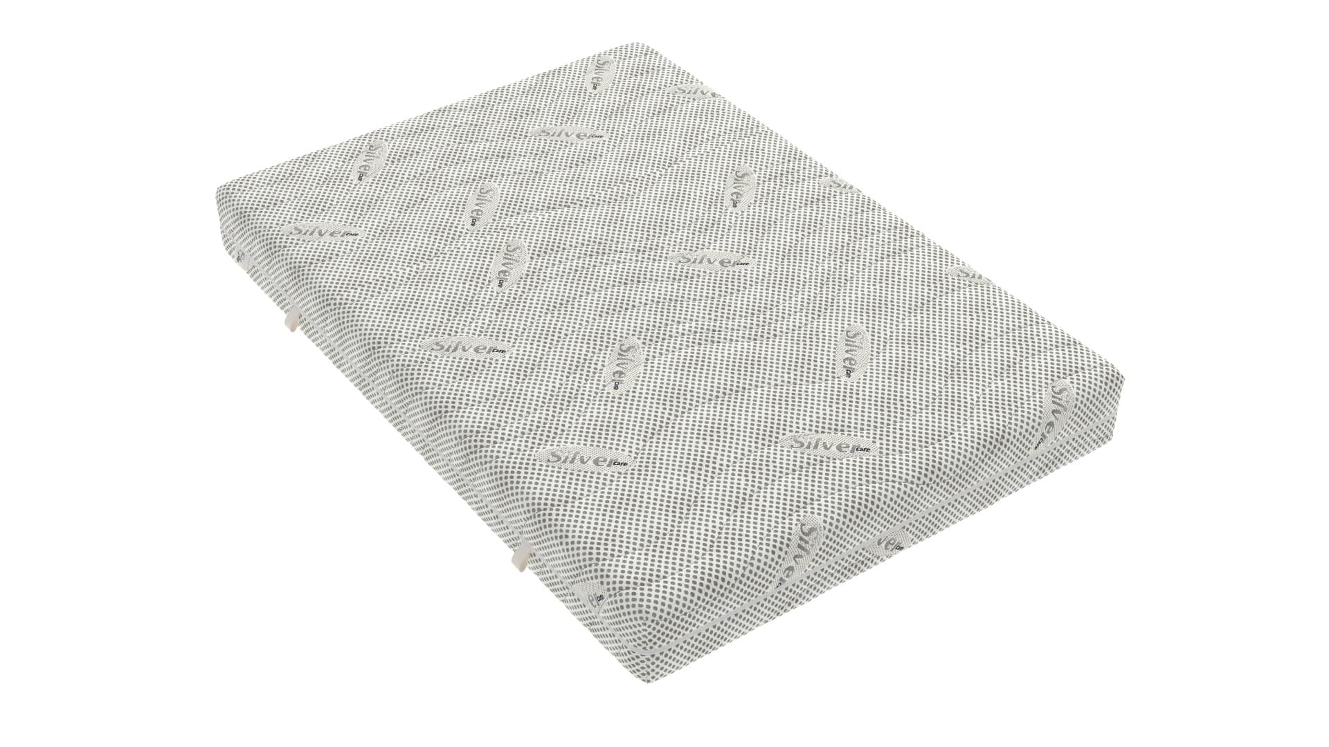 Saltea cu spuma poliuretanica Somnexpert Silver FORTE, 140x200, inaltime 20 cm, ortopedica, husa ioni argint lavabila, manere, fermitate mare - 11