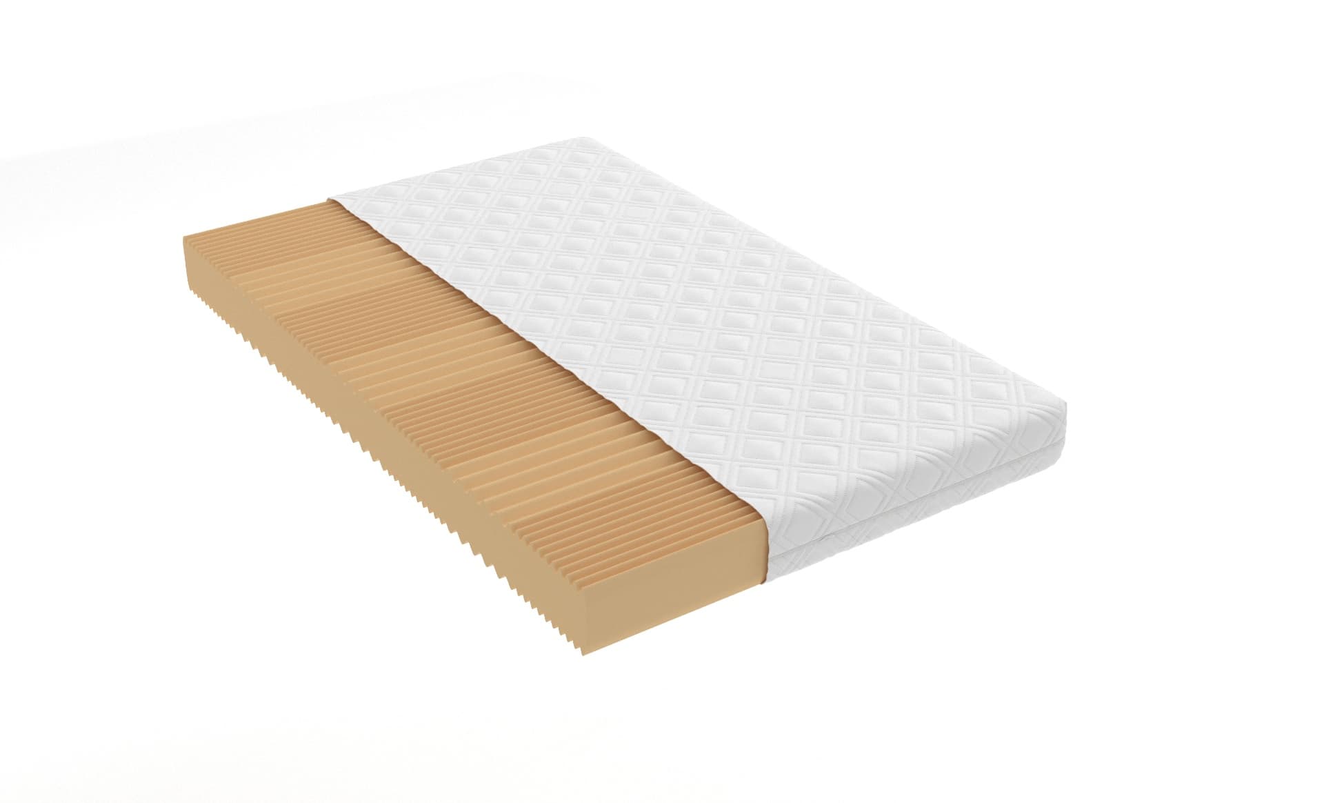 Saltea cu spumă poliuretanică 7 Zone SOMNART 140x200, înălțime 17 cm, ortopedică, husă detașabilă cu fermoar, fermitate medie - 11