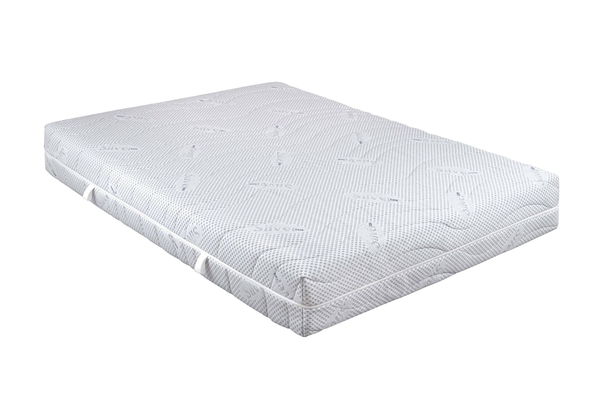 Saltea cu spuma poliuretanica Somnexpert Silver FORTE, 90x200, inaltime 20 cm, ortopedica, husa ioni argint lavabila, manere, fermitate mare - 11