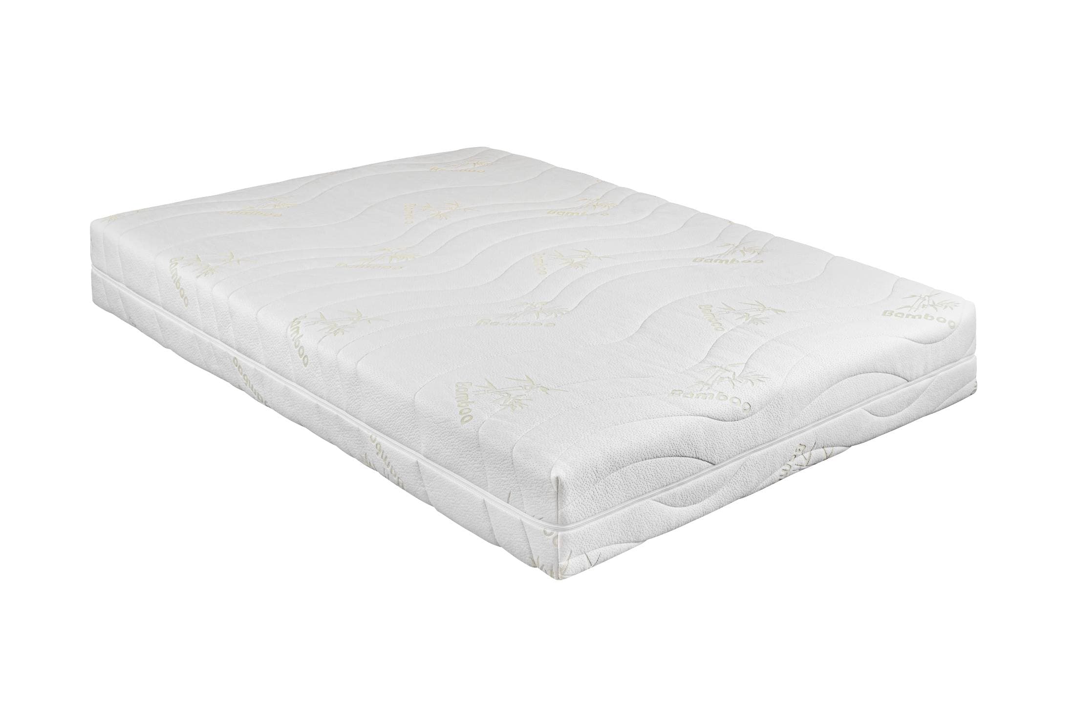 Saltea cu memorie 3D Somnart Memory Bambus 90x200, înălțime 16 cm, husă cu bambus lavabilă și detașabilă cu fermoar, mânere, fermitate medie - 23