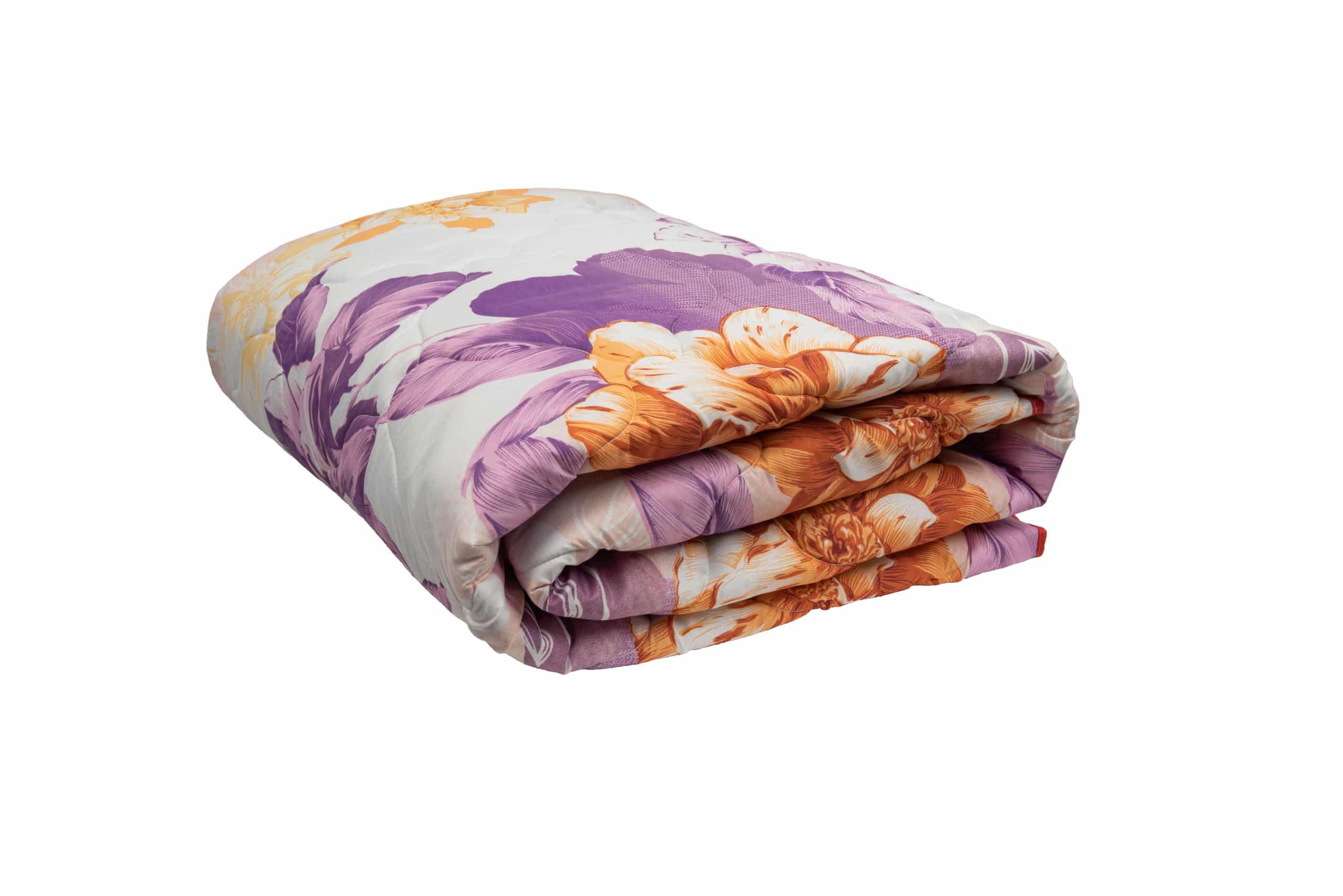 Pilota matlasata Purple Flowers Viseo Somnart, microfibra, 180x200 cm, 300 g/mp