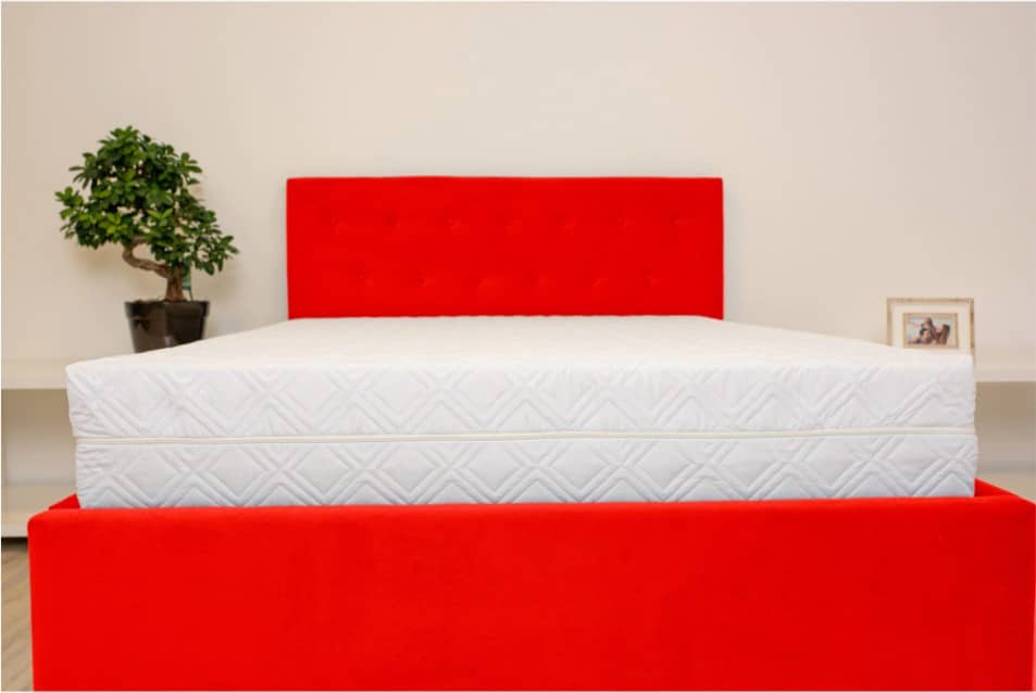 Saltea cu spumă poliuretanică SOMNART 90x200, înălțime 20 cm, ortopedică, husă detașabilă cu fermoar, rulată, fermitate medie - 8