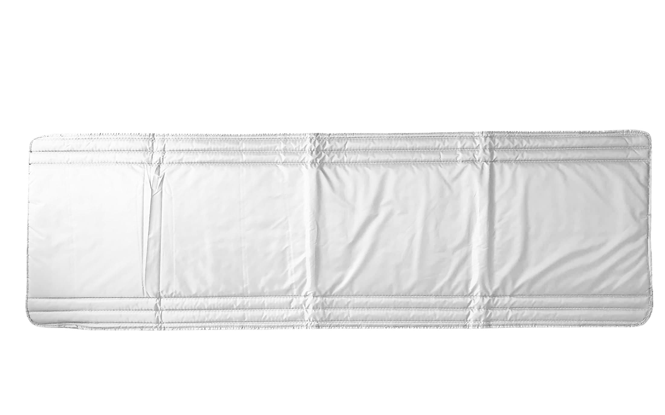 Saltea cu interior vatelină Somnart 60x190, înălțime 1 cm, pentru șezlong, două segmente, husă impermeabilă, culoare albastru - 30