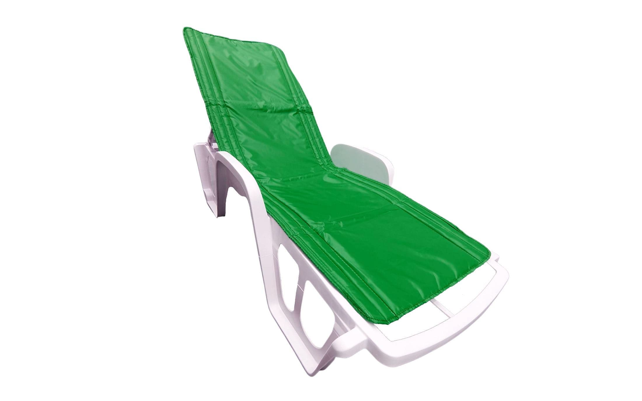 Saltea cu interior vatelină Somnart 60x190, înălțime 1 cm, pentru șezlong, două segmente, husă impermeabilă, culoare albastru - 19