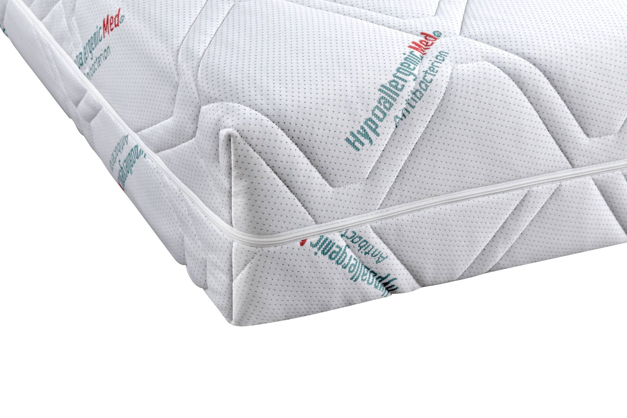 Saltea cu spumă poliuretanică Somnart HypoallergenicMed Antibacteria, 90x200, înălțime 18 cm, antibacterii, husă detașabilă cu fermoar, fermitate medie - 11