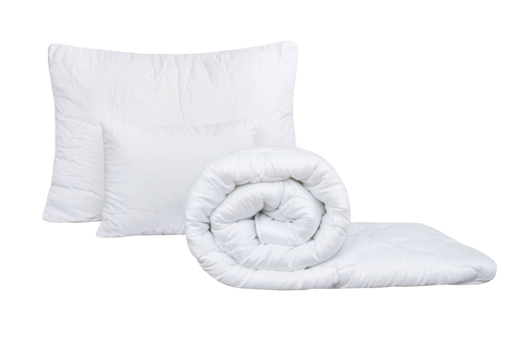 Set Confort pilota 140x200 cm, 300g, 1 perne 40x50 si 1 perna 70x90 cm, microfibra