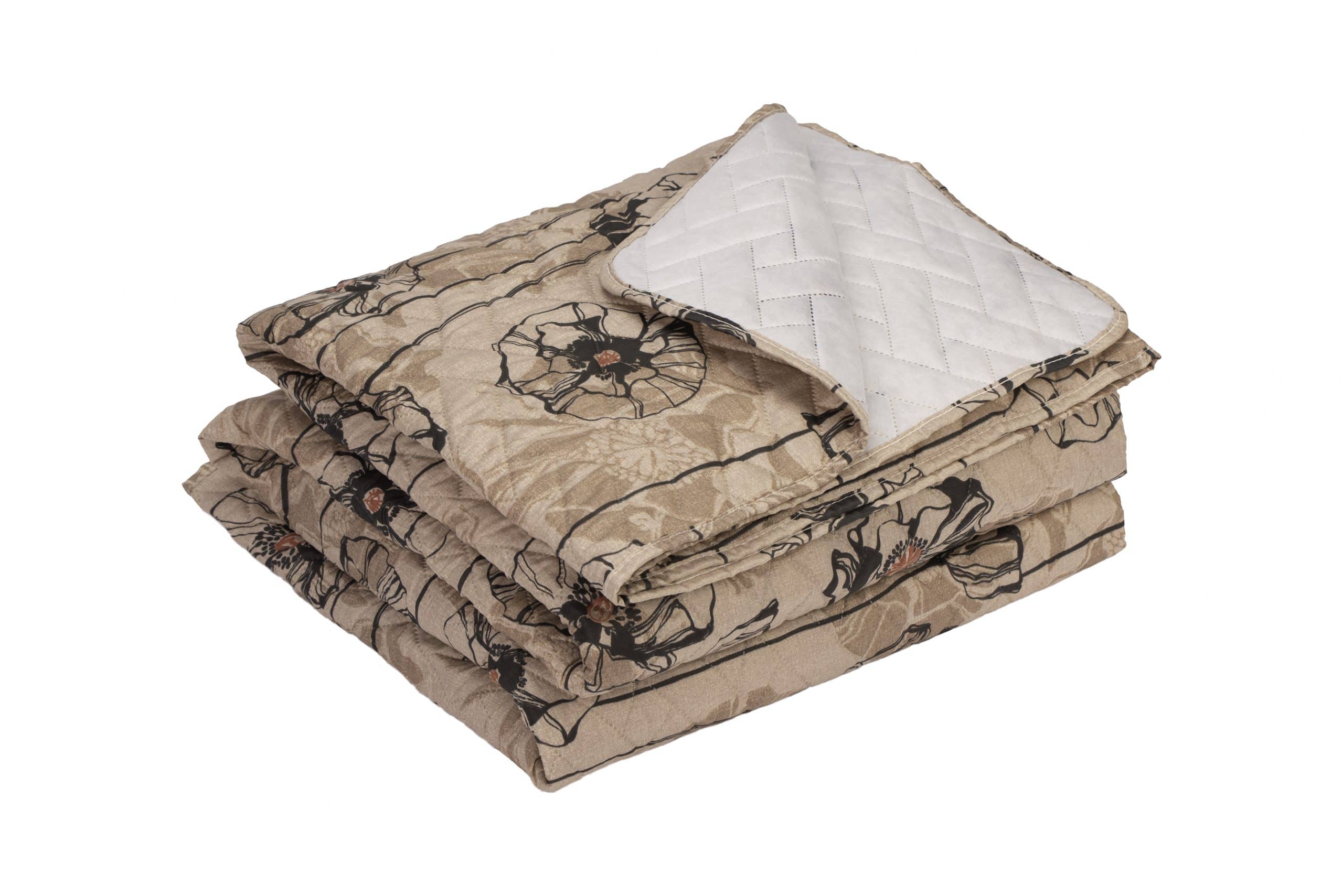 Cuvertura matlasata Somnart Brown, 210x240 cm, microfibra - 2