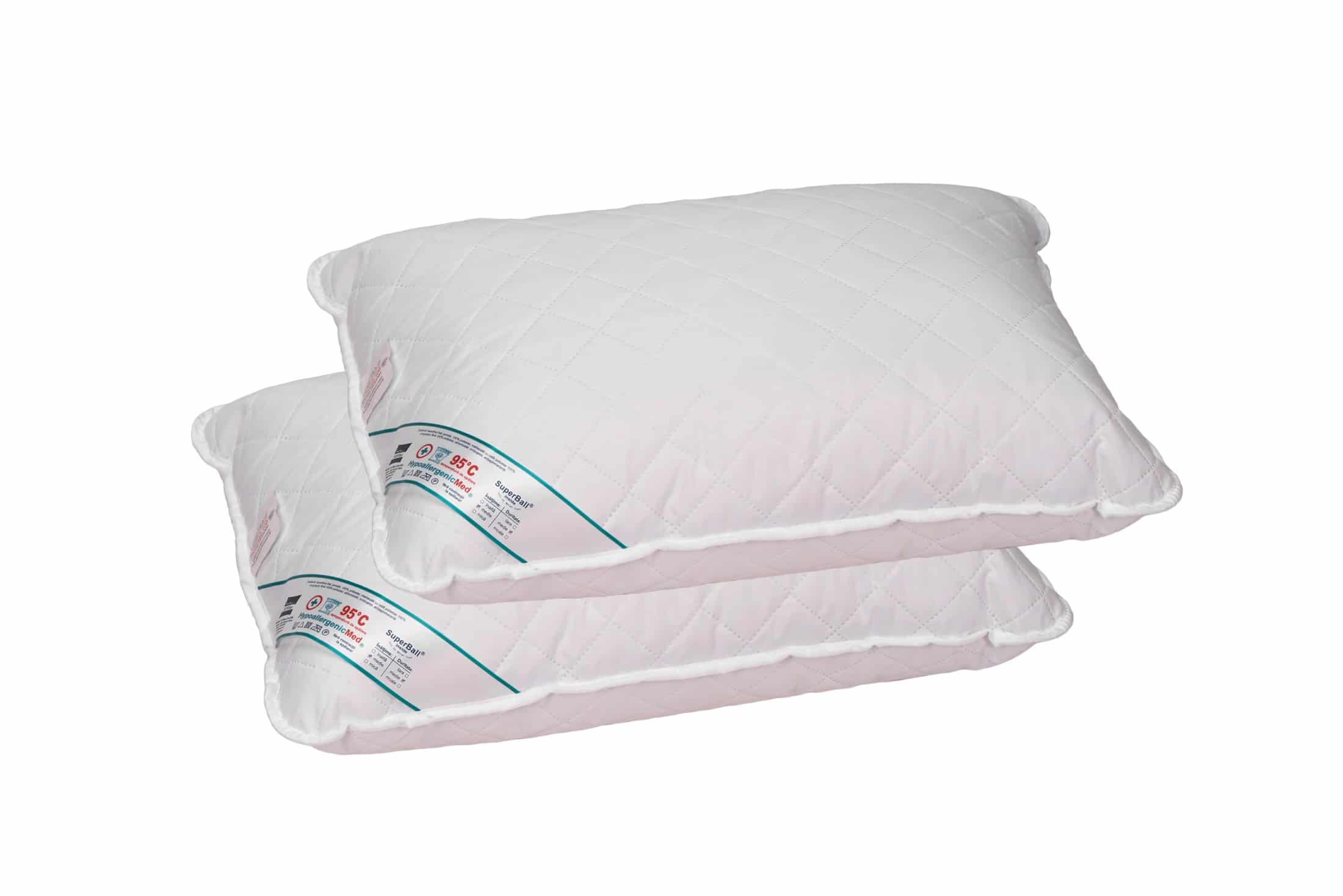 Set pilota 180x200 cm, 200g si 2 perne 50x70 cm HypoallergenicMed Somnart, microfibra matlasata - 3