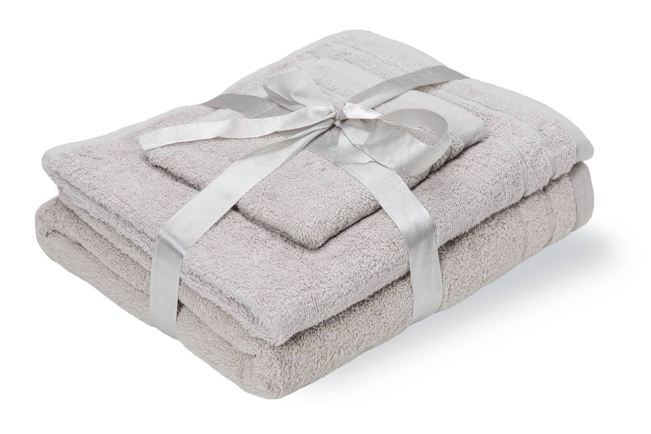Set prosoape bumbac Somnart, 600gsm, de fata 50x90 cm + de corp 70x140 + de maini 30x50 cm, gri - 4