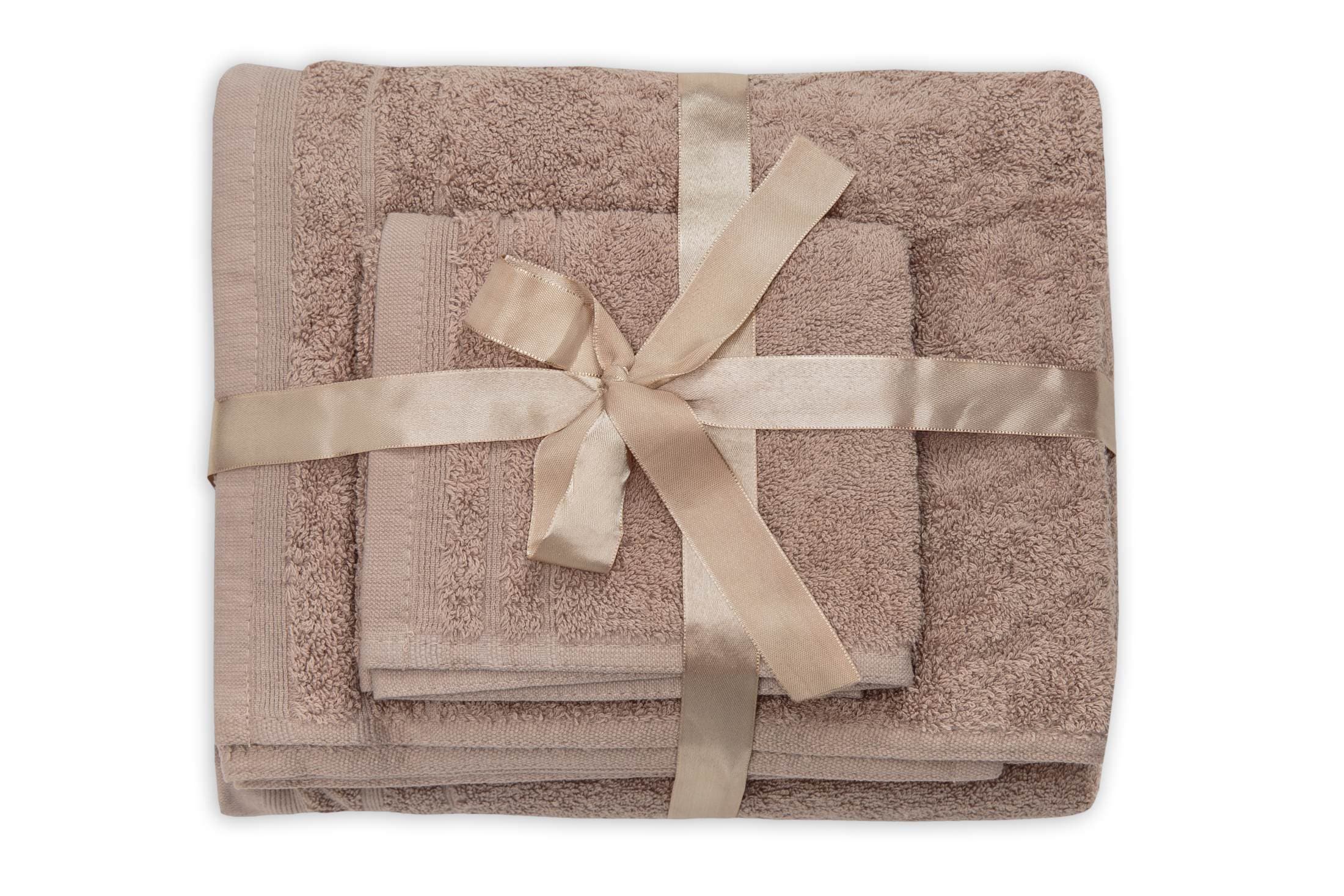 Set prosoape bumbac Somnart 600gsm de fata 50x90 cm + de corp 70x140 + de maini 30x50 cm, bej - 3