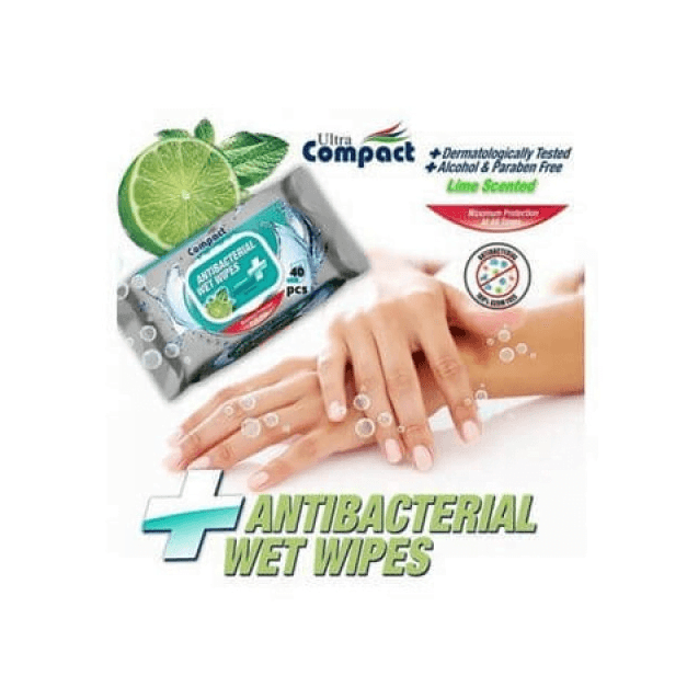 Servetele Umede Antibacteriene 🚫🦠 pentru Maini, Dezinfectante, Ultra Compact, 100 buc/set, fara Alcool sau Parabeni, Lime 🍋 - 2