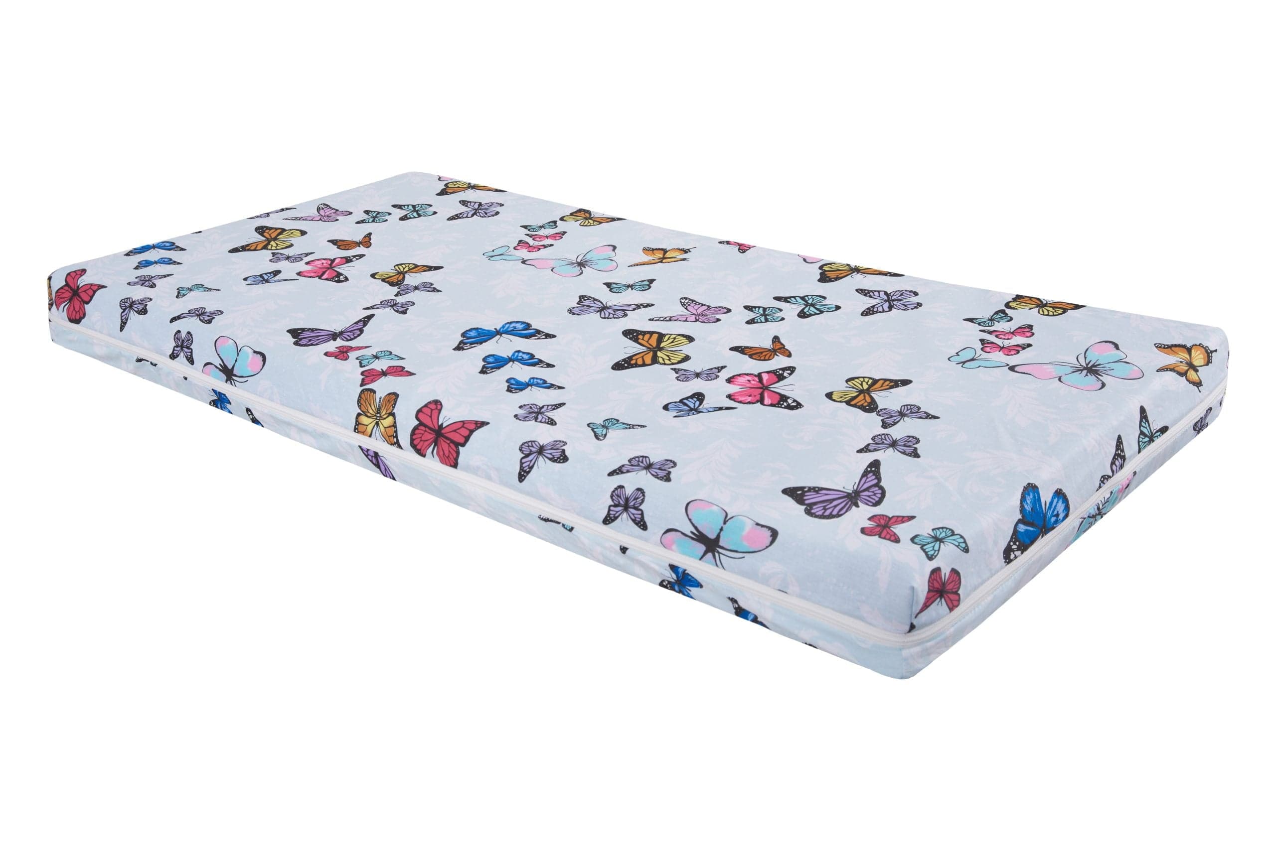 Saltea cu memorie Somnart Memory 60x120, înălțime 10 cm, pentru bebeluși și copii, husă impermeabilă, fermitate medie, model fluturi - 7