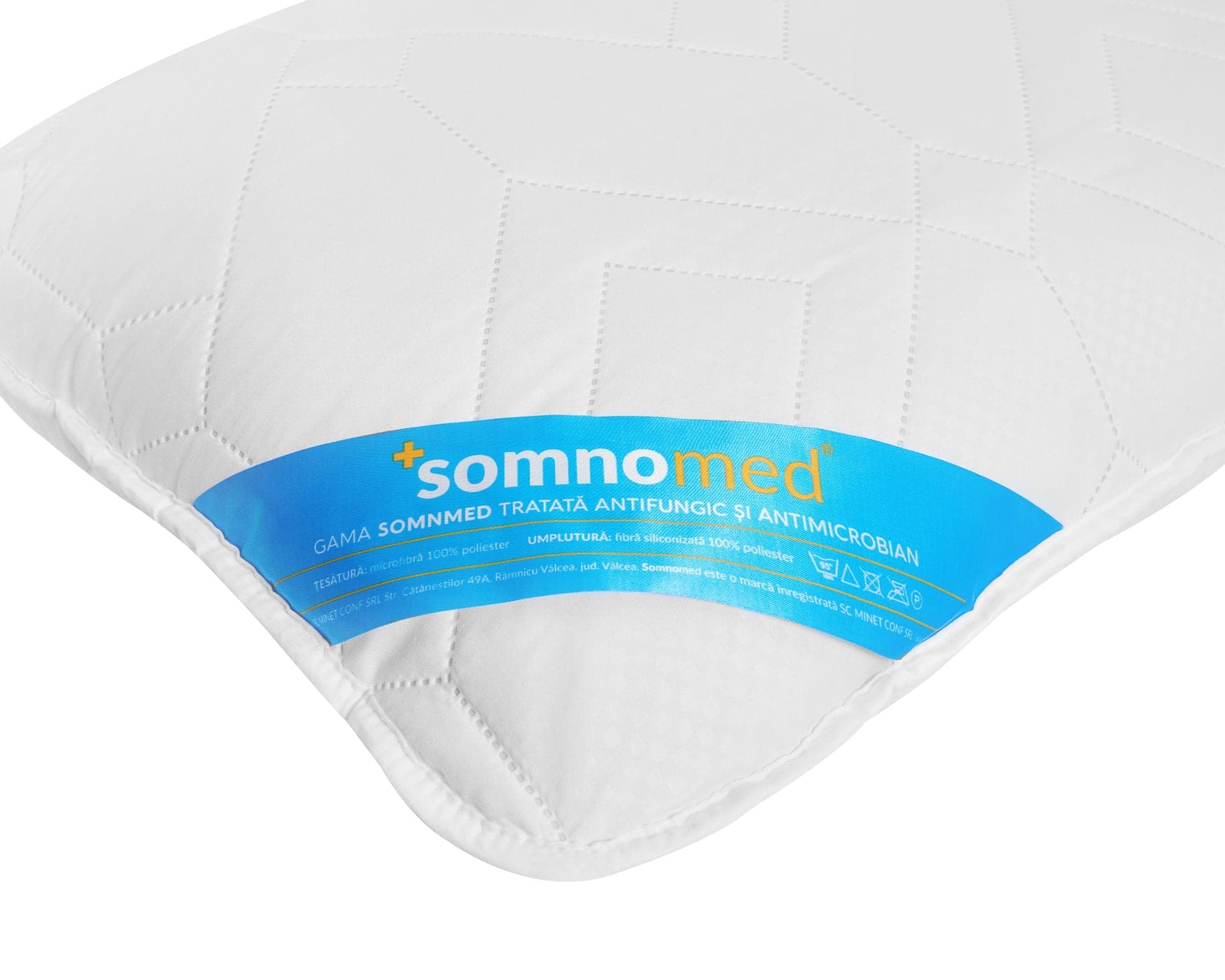 Perna Somnomed Antimicrobiana si Antifungica lavabila la 95°C - 50 x 70 cm, vidata - 3