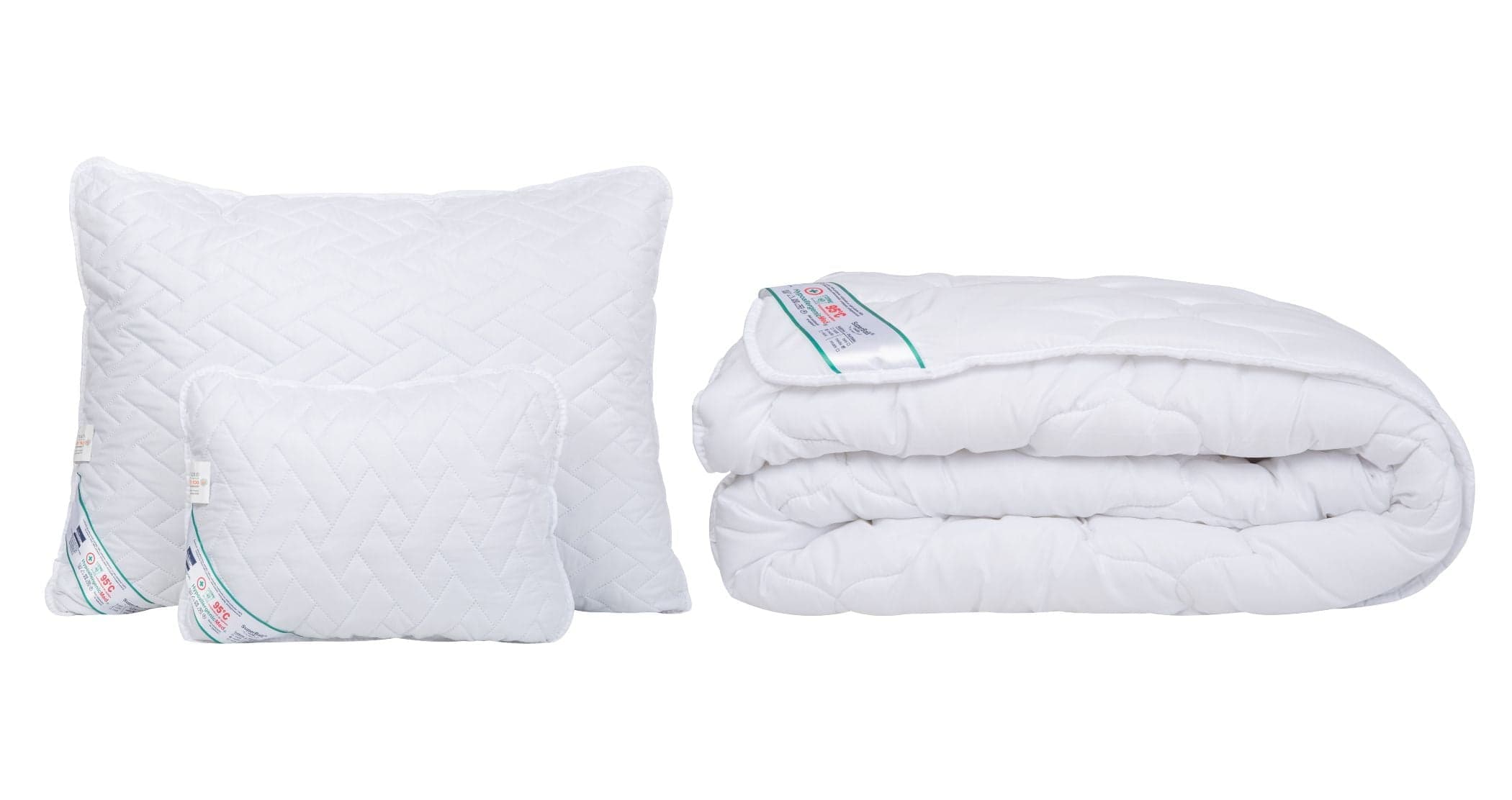 Set Somnart HypoallergenicMed pilota 140x200 cm de 200g, 1 perna 40x50 si 1 perna 70x90 cm