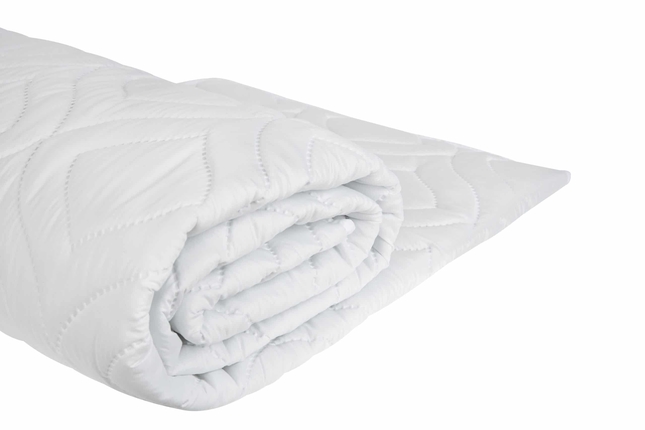 Pilota matlasata Ultrasleep Somnart, 180x200 cm, 250 g/mp, microfibra, matlasare ultrasonica, lavabila la 40°, alb - 2