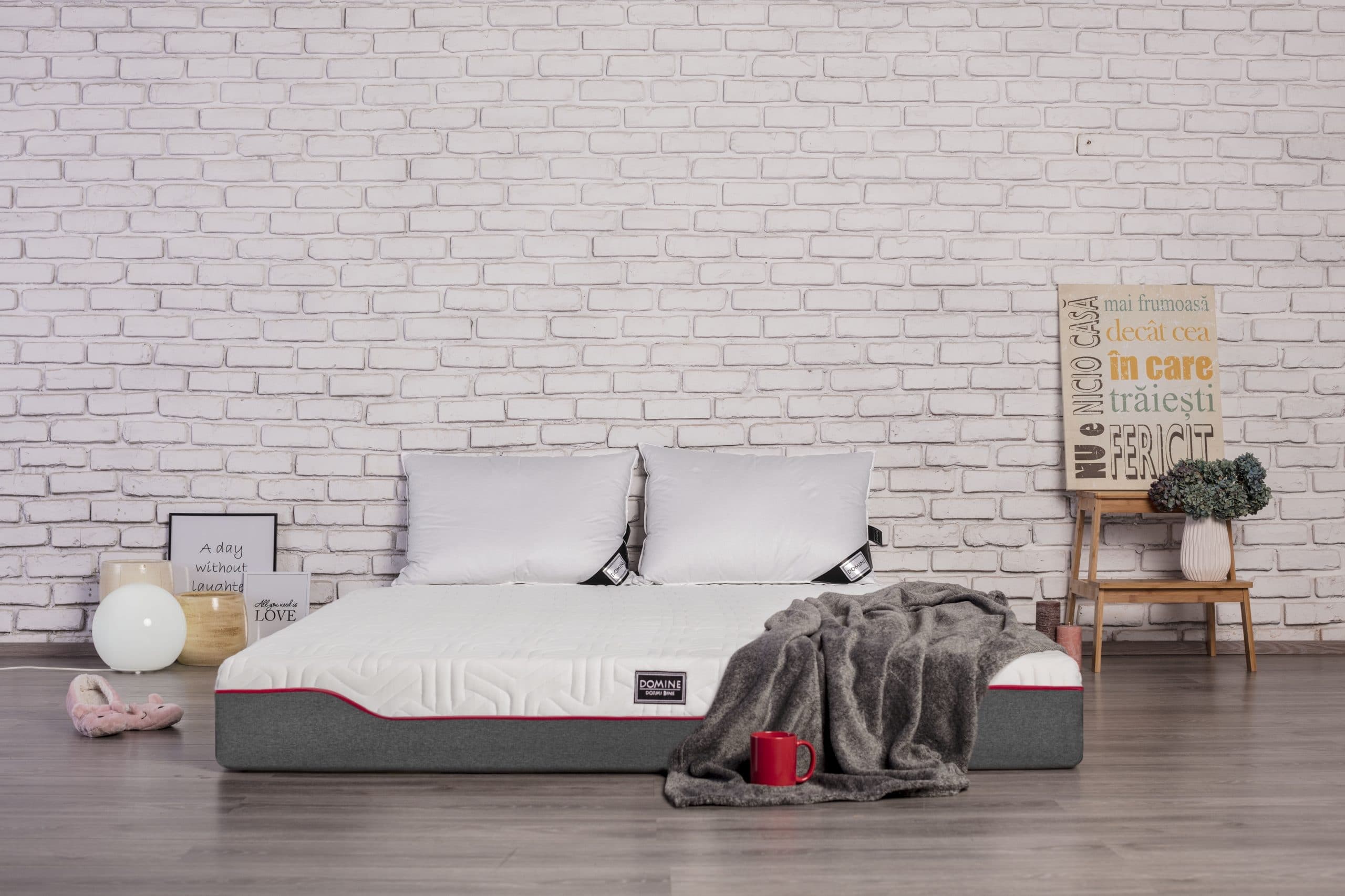 Perna puf gasca Domine 50x70 din bumbac 100% natural, joasa si moale - 15