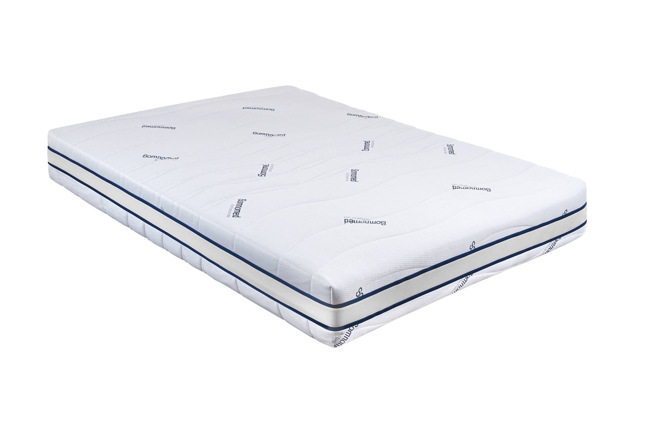 Saltea cu memorie Somnomed Antiacaria 180x200, înălțime 20 cm, pentru alergici, husă cu tratament antiacarian, rulată, fermitate medie - 12