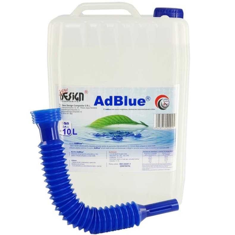 Aditiv auto AdBlue 10 litri, New Design, cu palnie