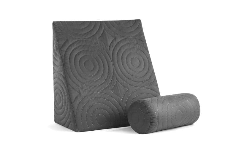 Perna Relax TV 60x68x30cm, ortopedica pentru citit, antireflux, cu husa detasabila, confortabila si rezistenta la spalari multiple la 40 grade, Gri - 2
