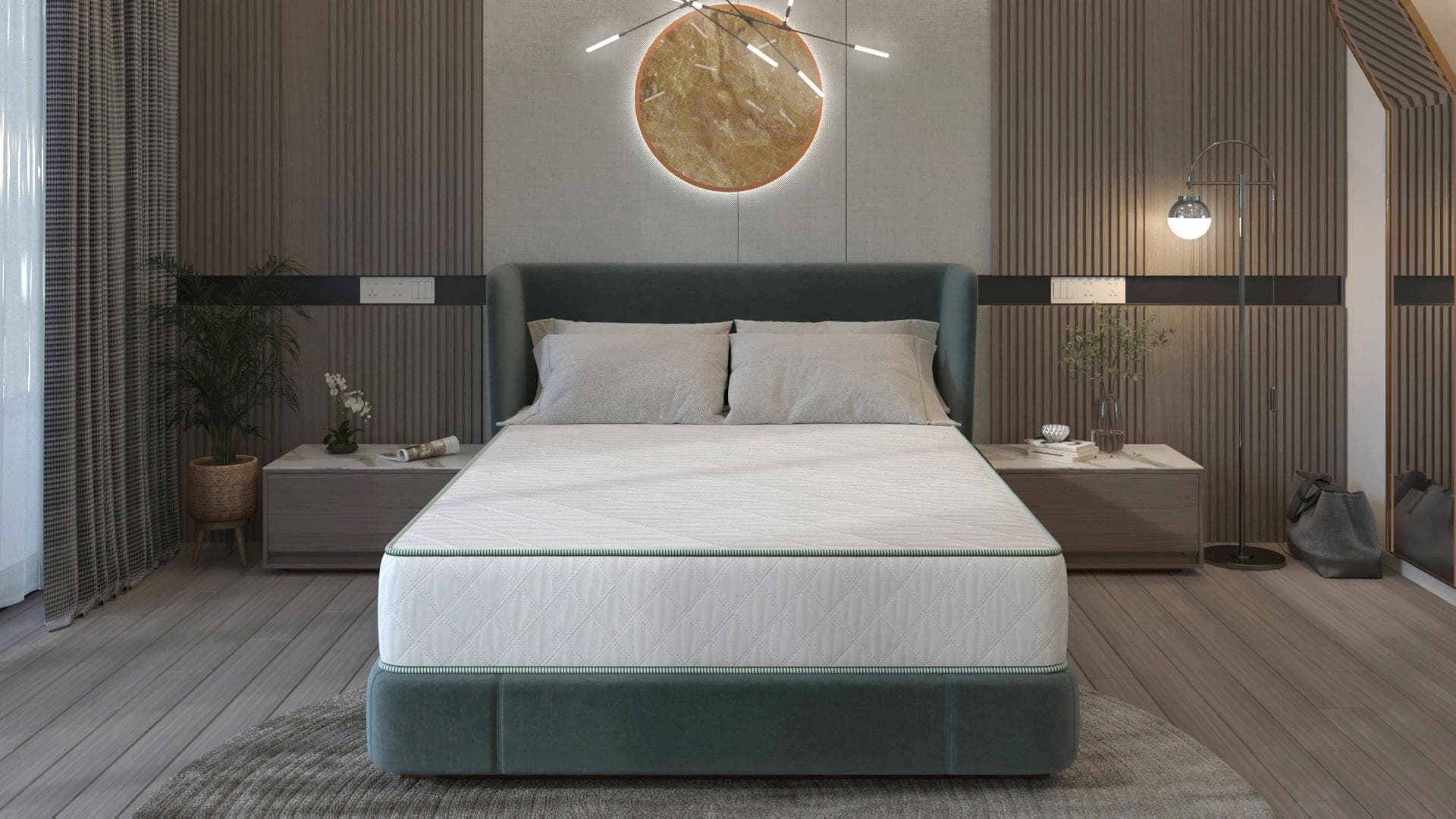 Saltea cu arcuri SomnART LETTO Plus 80x200, înălțime 24 cm, ortopedică, husă matlasată, duritate tare - 13