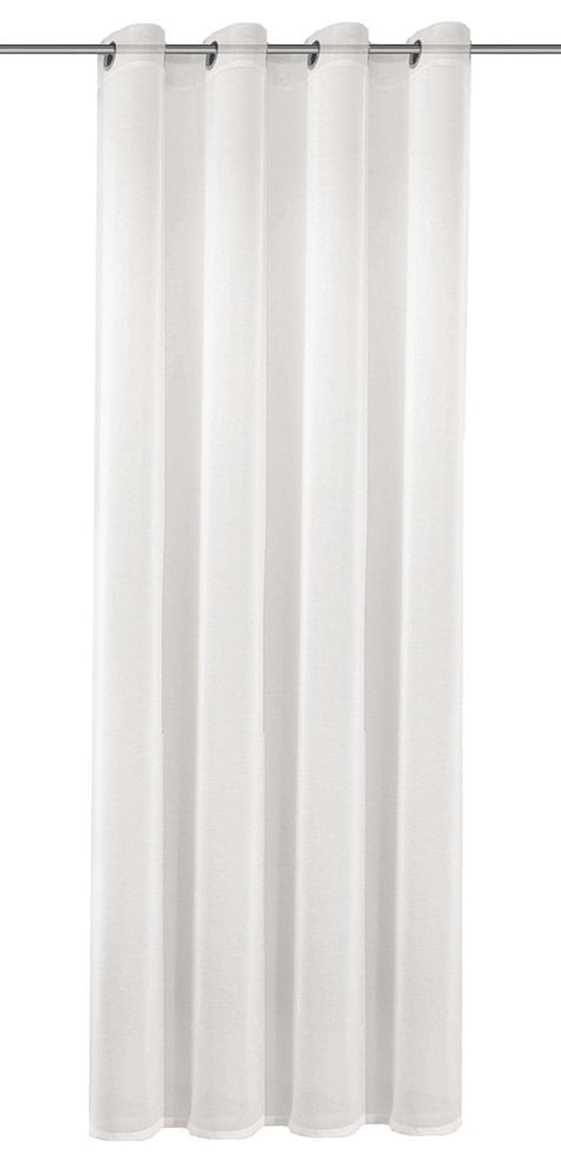 Perdea cu inele, Till, L140 x H245, alb