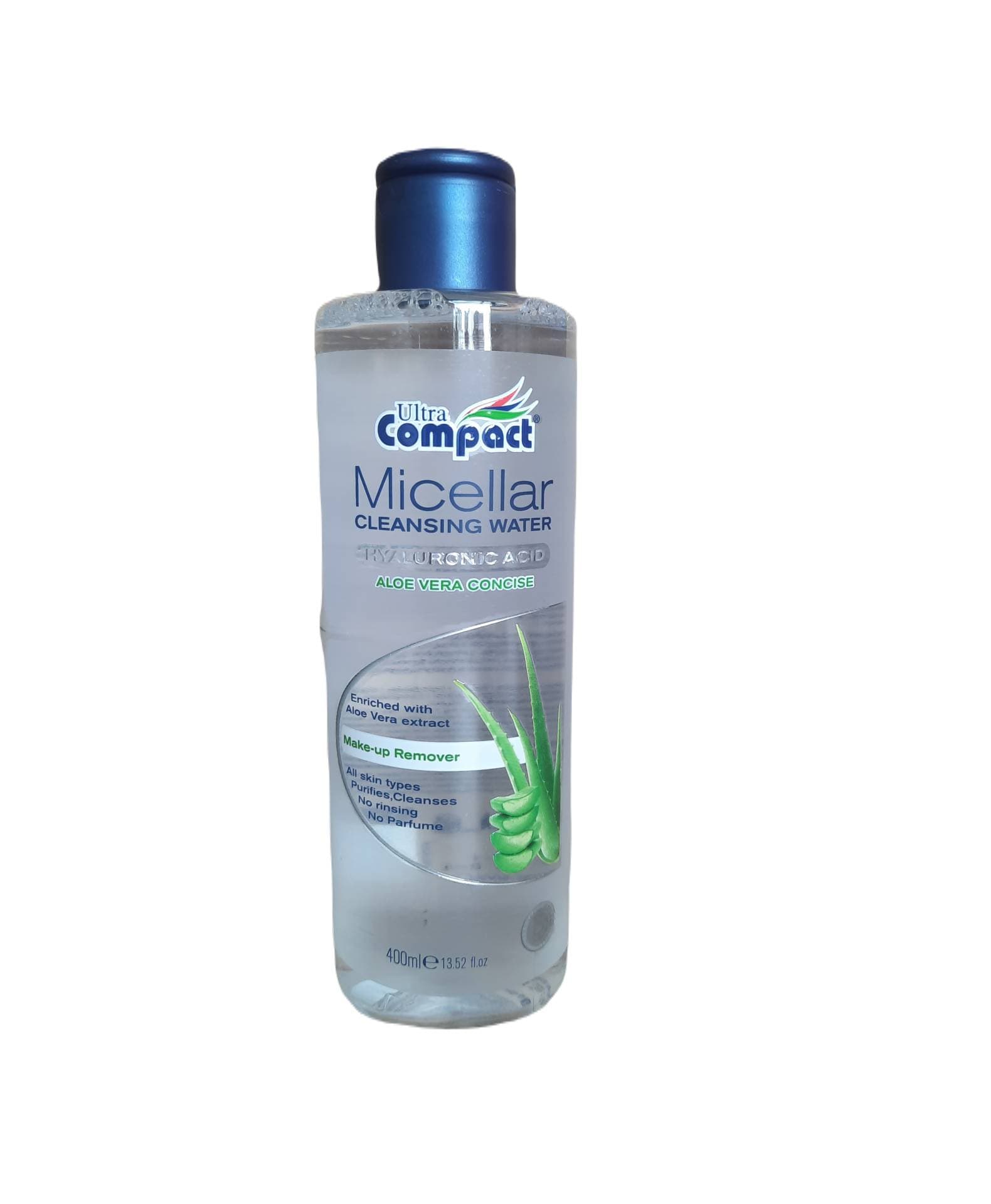 Apa micelara Ultra Compact cu aloe si acid hialuronic, 400 ml