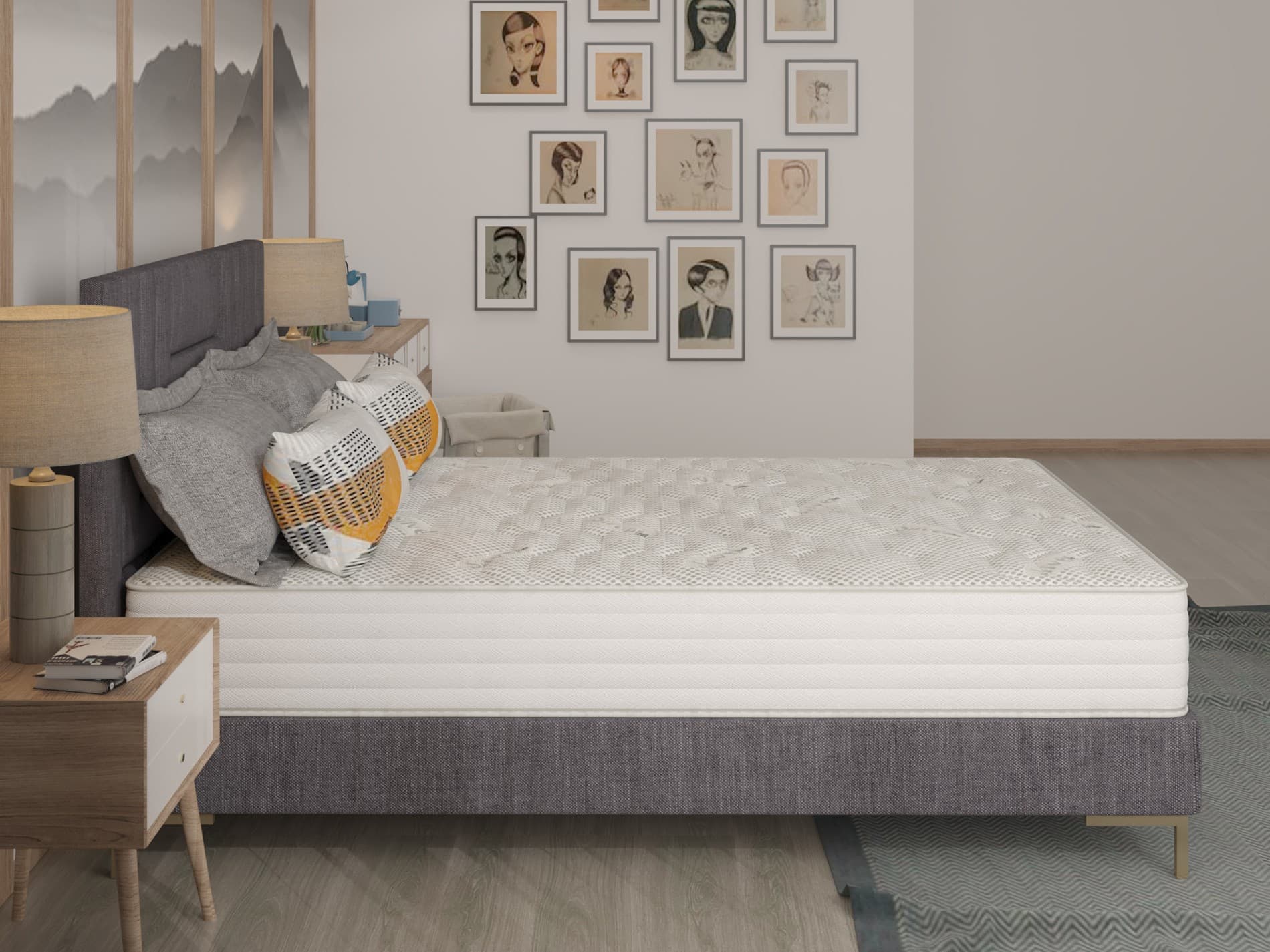 Saltea cu arcuri Silver Protect 4 HOTEL 180x200, inaltime 25 cm, ortopedica, duritate extra ferma - 11