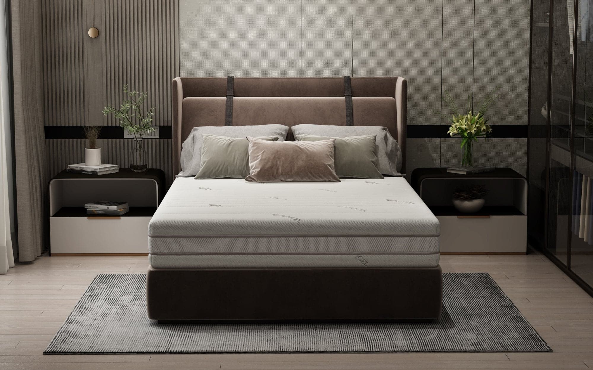 Saltea cu memorie Somnart Memory Tencel 140x200, înălțime 26 cm, 7 zone, aerisiere 3D AirMesh, husa detasabila si lavabila, fermiate medie - 8