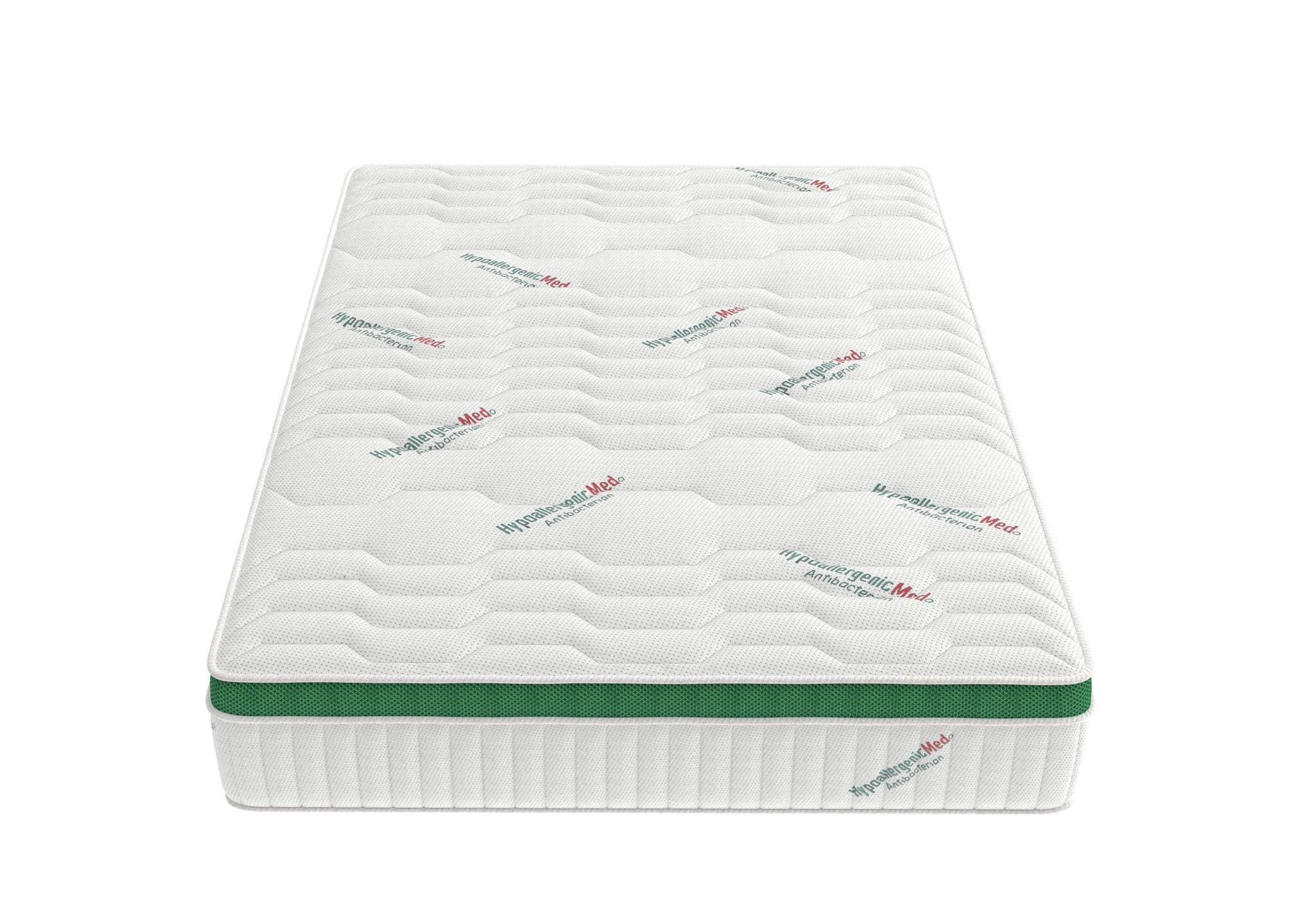 Saltea cu arcuri HypoallergenicMed Primo Protect 160x200, înălțime 23 cm, ortopedică, husă tratament antialergic,  fermitate mediu-tare, sistem aerisire 3D - 16