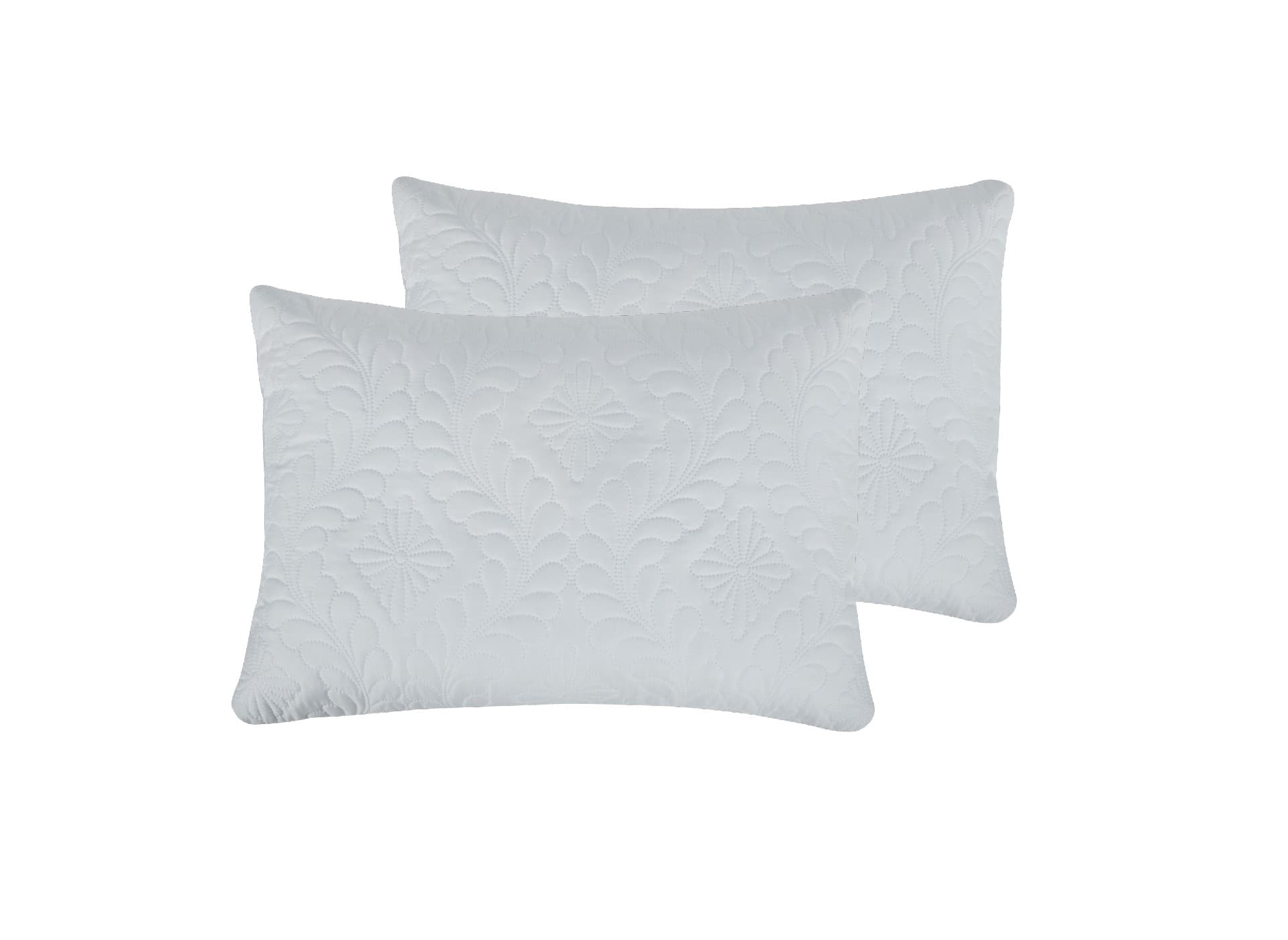 Set 2 Perne 50x70 Somnart Belina, microfibra, lavabile la masina, vidat, alb - 3