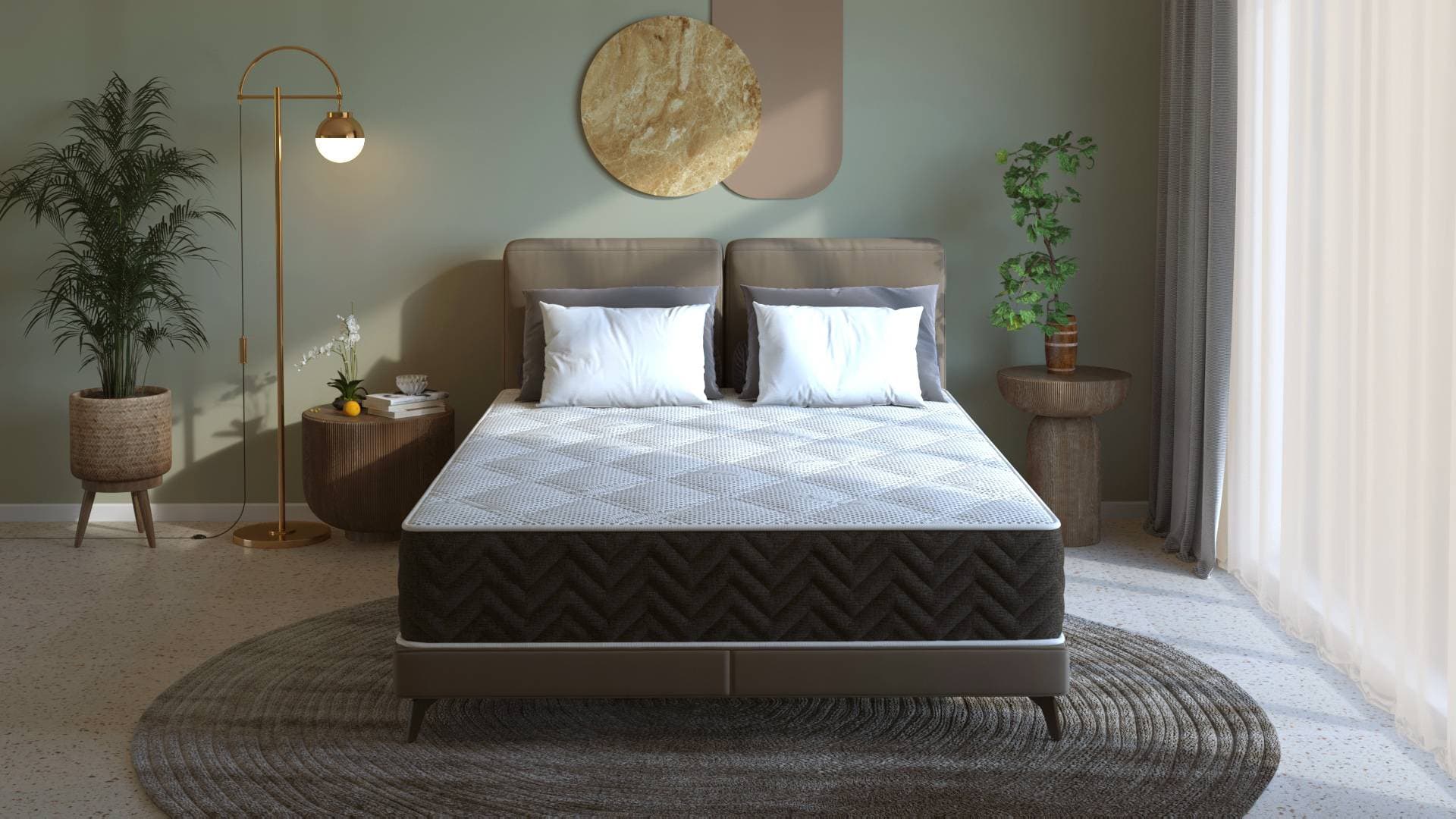 Saltea cu arcuri Pocket Somnart 2Face Confort 120x200, inaltime 22 cm, husa nedetasabila, manere, fermitate medie - 19
