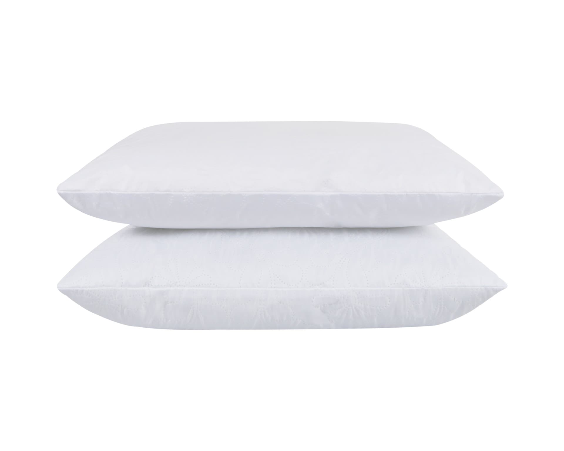 Set 2 Perne 50x70 Somnart Belina, microfibra, lavabile la masina, vidat, alb - 2