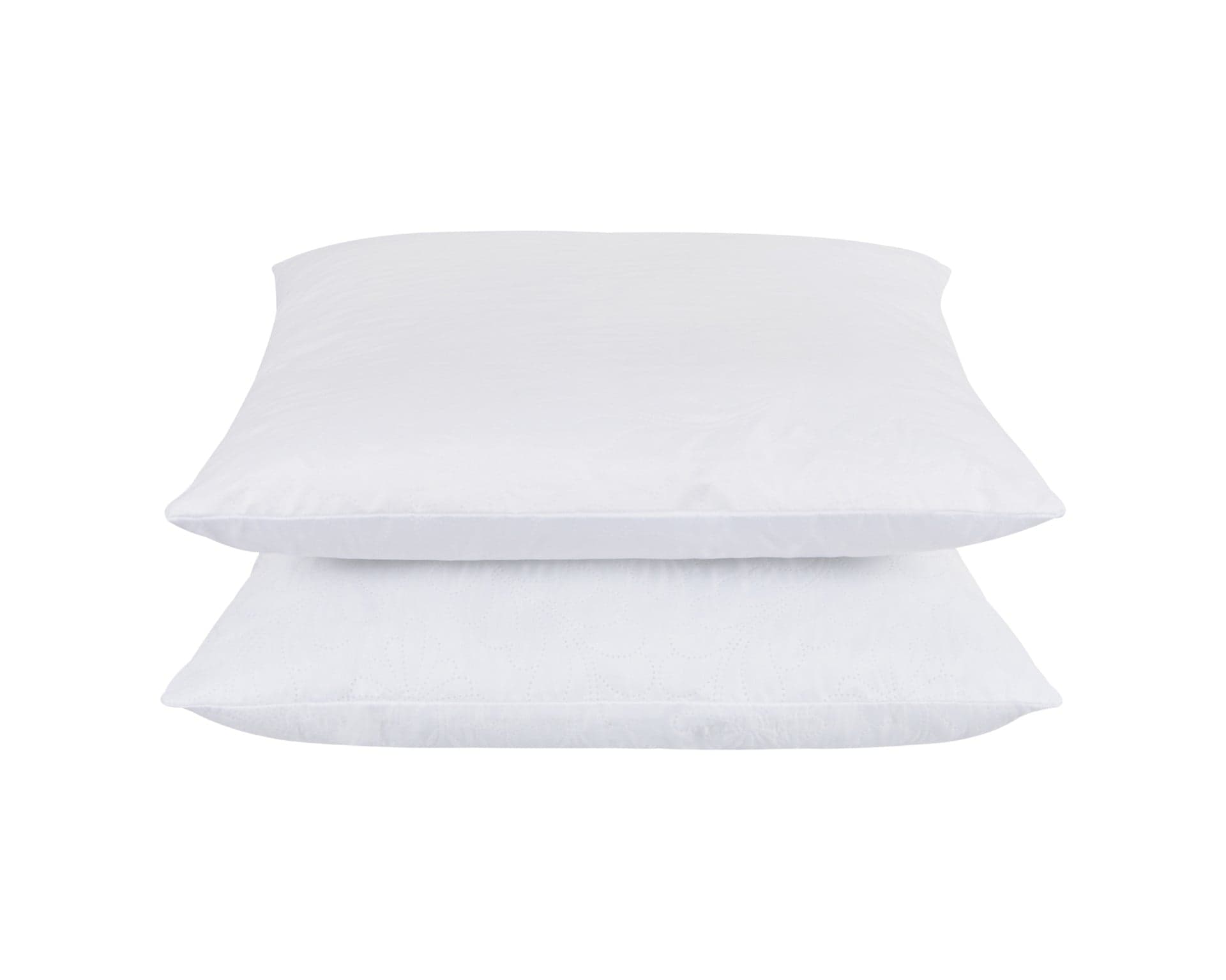 Set 2 Perne 60x60 Somnart Belina, microfibra, lavabile la masina, vidat, alb - 2