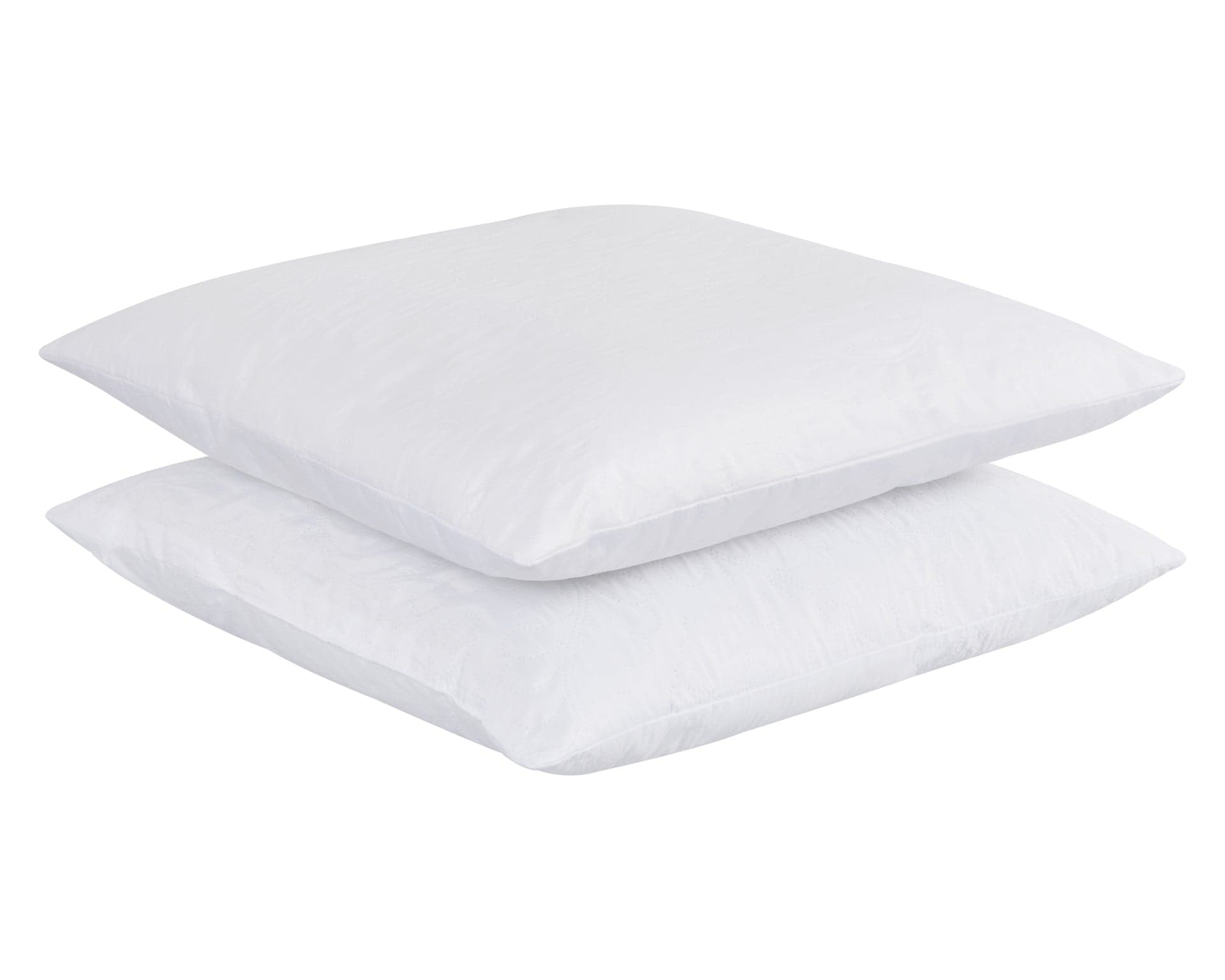 Set 2 Perne 60x60 Somnart Belina, microfibra, lavabile la masina, vidat, alb - 3