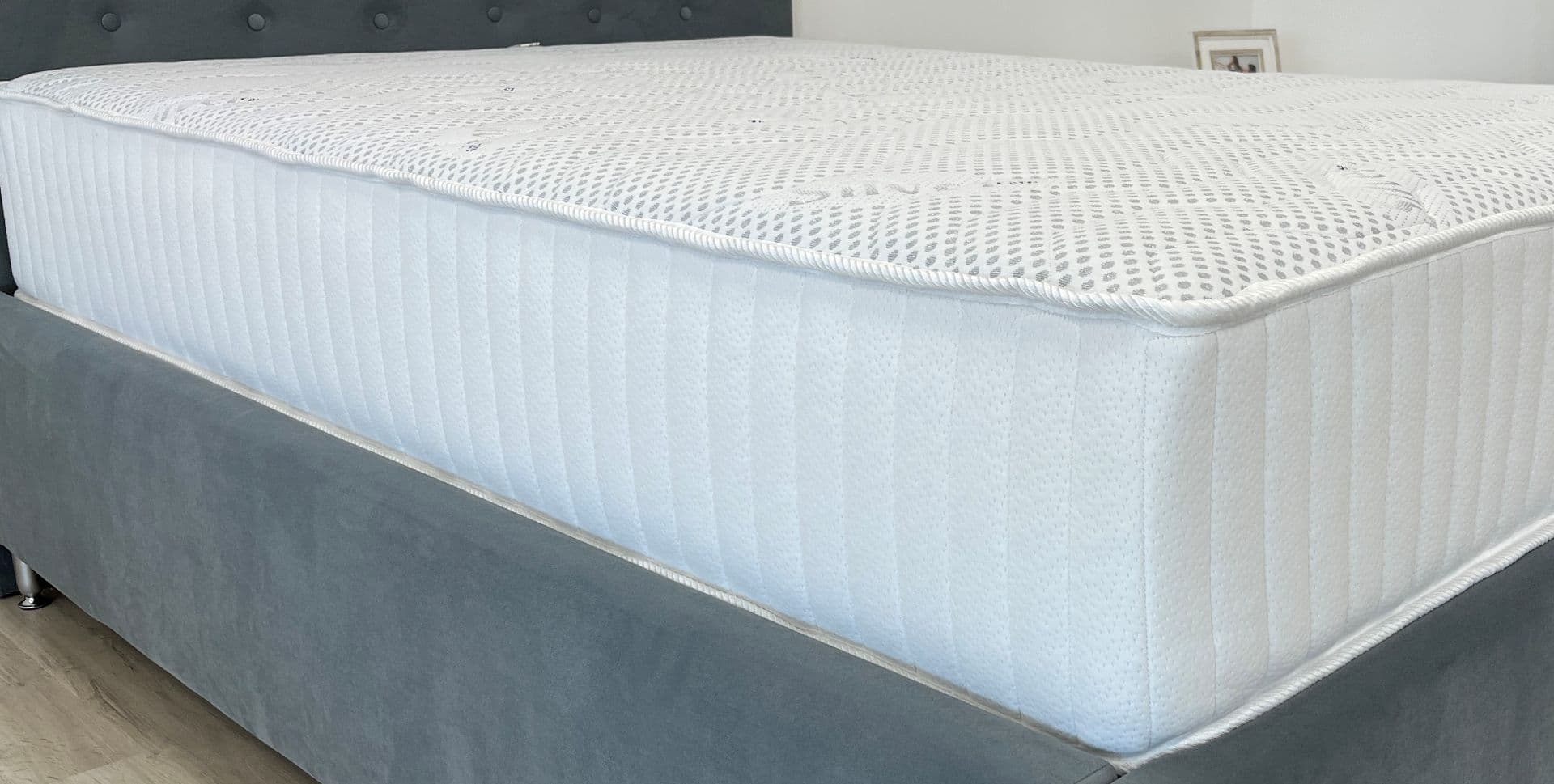 Saltea cu memorie si arcuri Silver Evolution Pocket Spring, Horeca, 180x200, inaltime 30 cm, husa cu ioni de argint, fermitate ridicata - 11