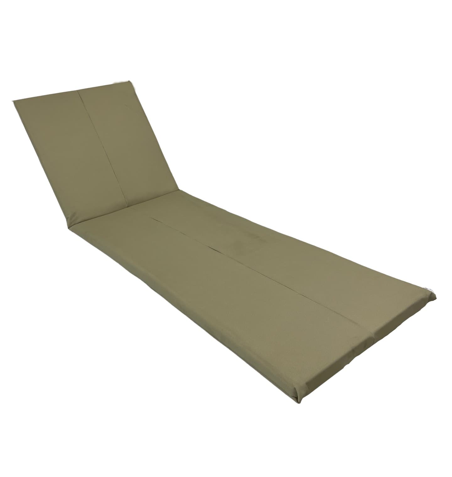Saltea cu spumă poliuretanică Somnart 60x185, înălțime 4 cm, pentru șezlong, doua segmente, husă impermeabilă, culoare bej - 3