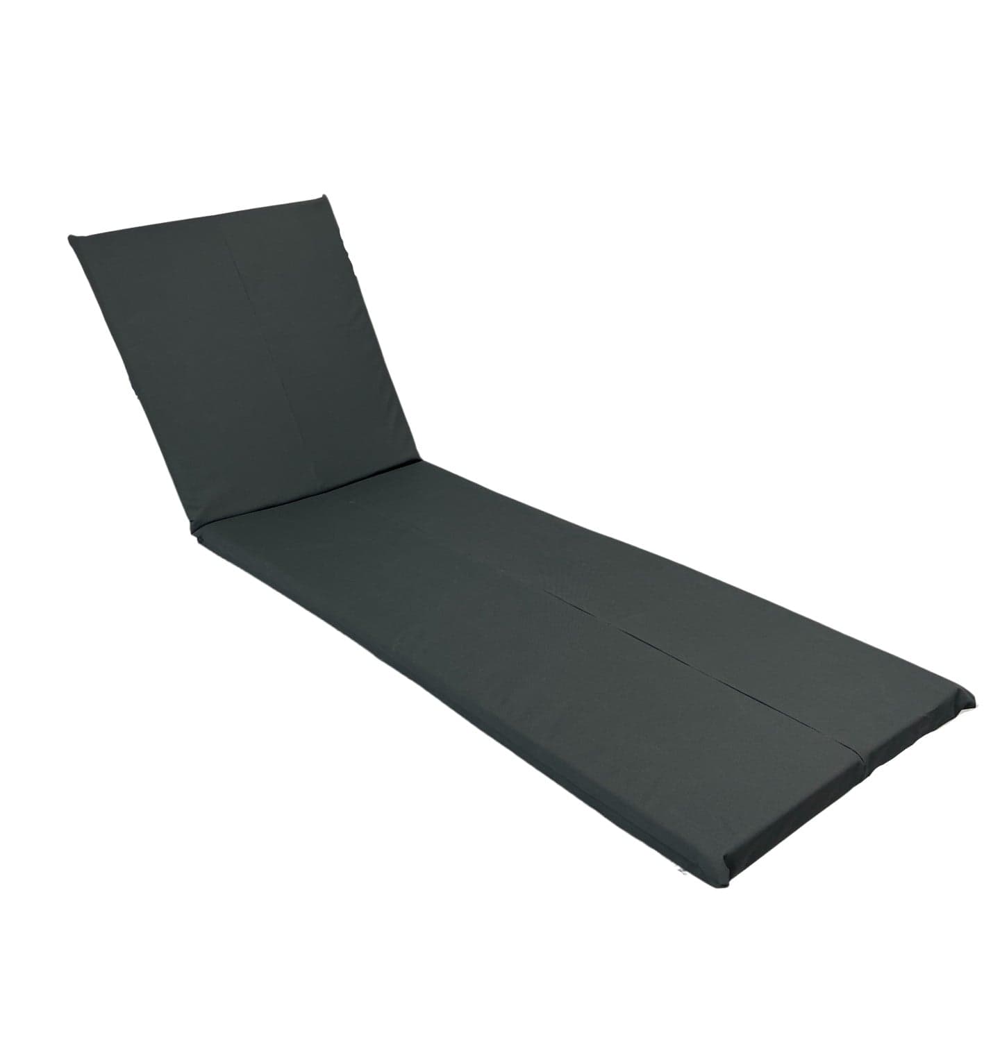 Saltea cu spumă poliuretanică Somnart 60x185, înălțime 4 cm, pentru șezlong, doua segmente, husă impermeabilă, culoare gri - 3